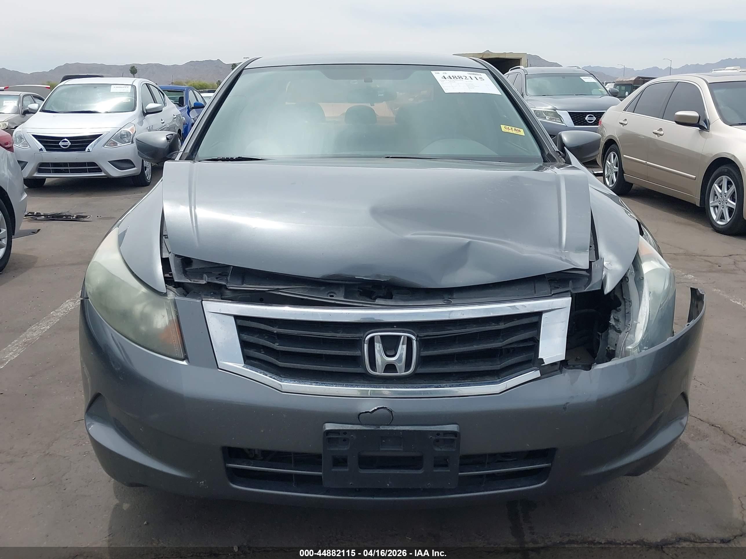 2009 Honda Accord 2.4 Lx Gray vin: 1HGCP26369A054997