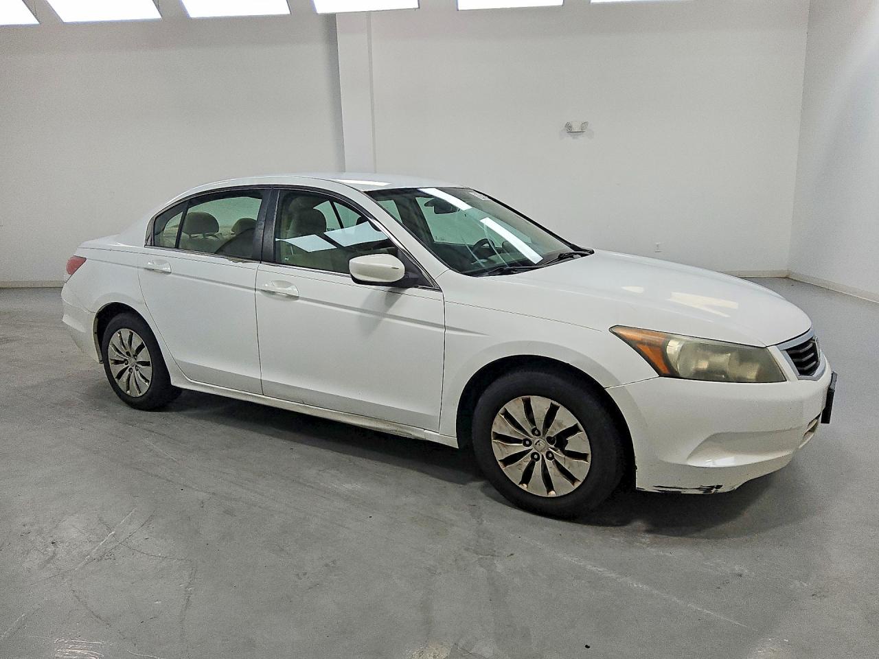 2009 Honda Accord Lx White vin: 1HGCP26369A060797