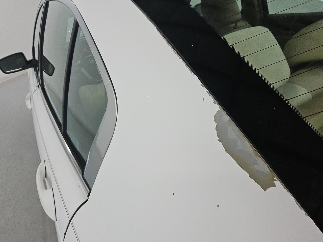 2009 Honda Accord Lx White vin: 1HGCP26369A060797 Damage: Left Qtr Panel, Peeling, 7 To 8 Inches