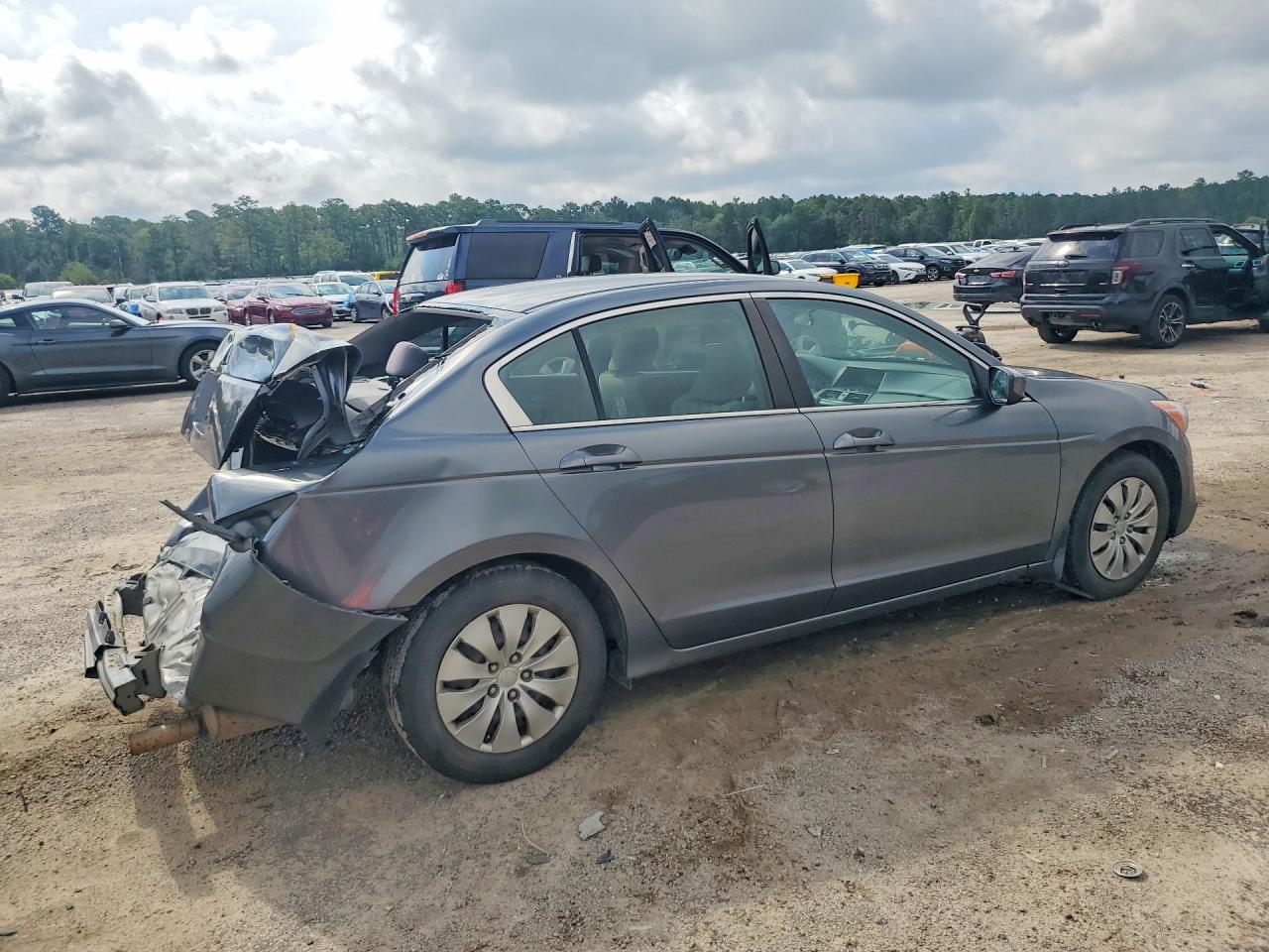 2009 Honda Accord Lx Gray vin: 1HGCP26369A119282