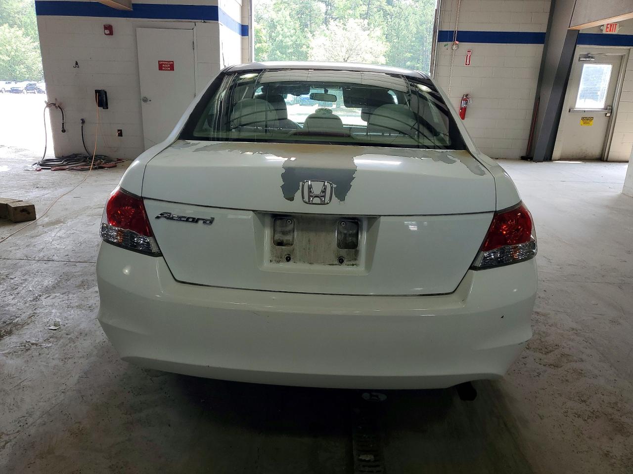 2009 Honda Accord Lx White vin: 1HGCP26369A182799