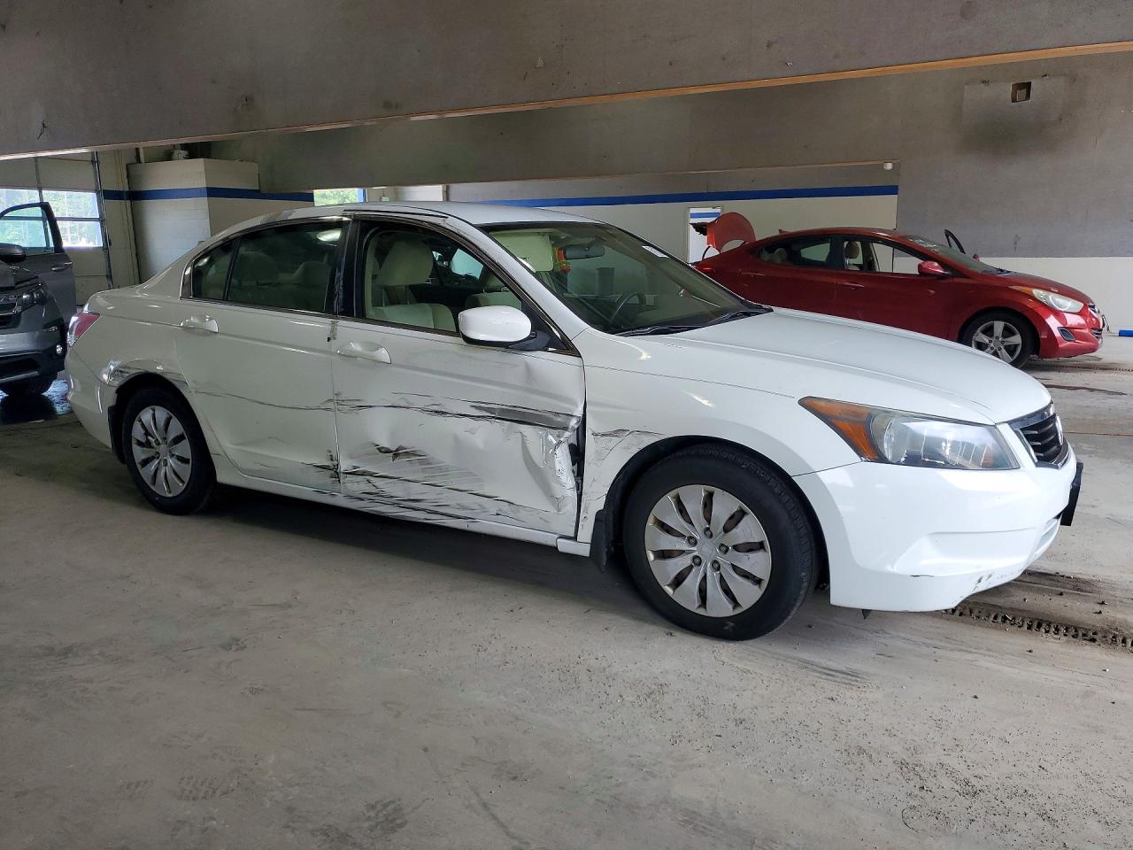 2009 Honda Accord Lx White vin: 1HGCP26369A182799