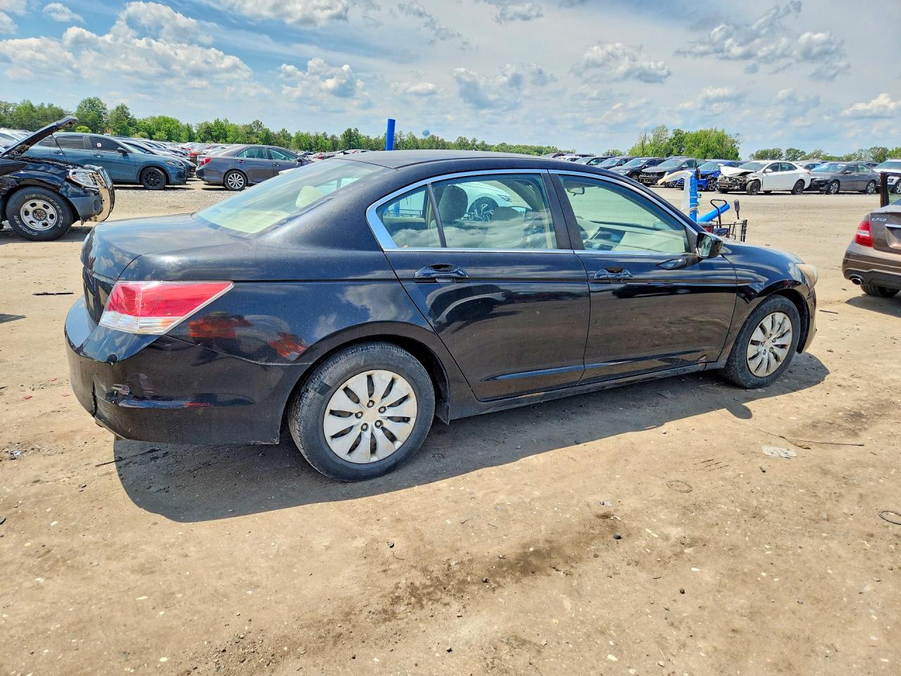 2009 Honda Accord Lx Black vin: 1HGCP26369A187002