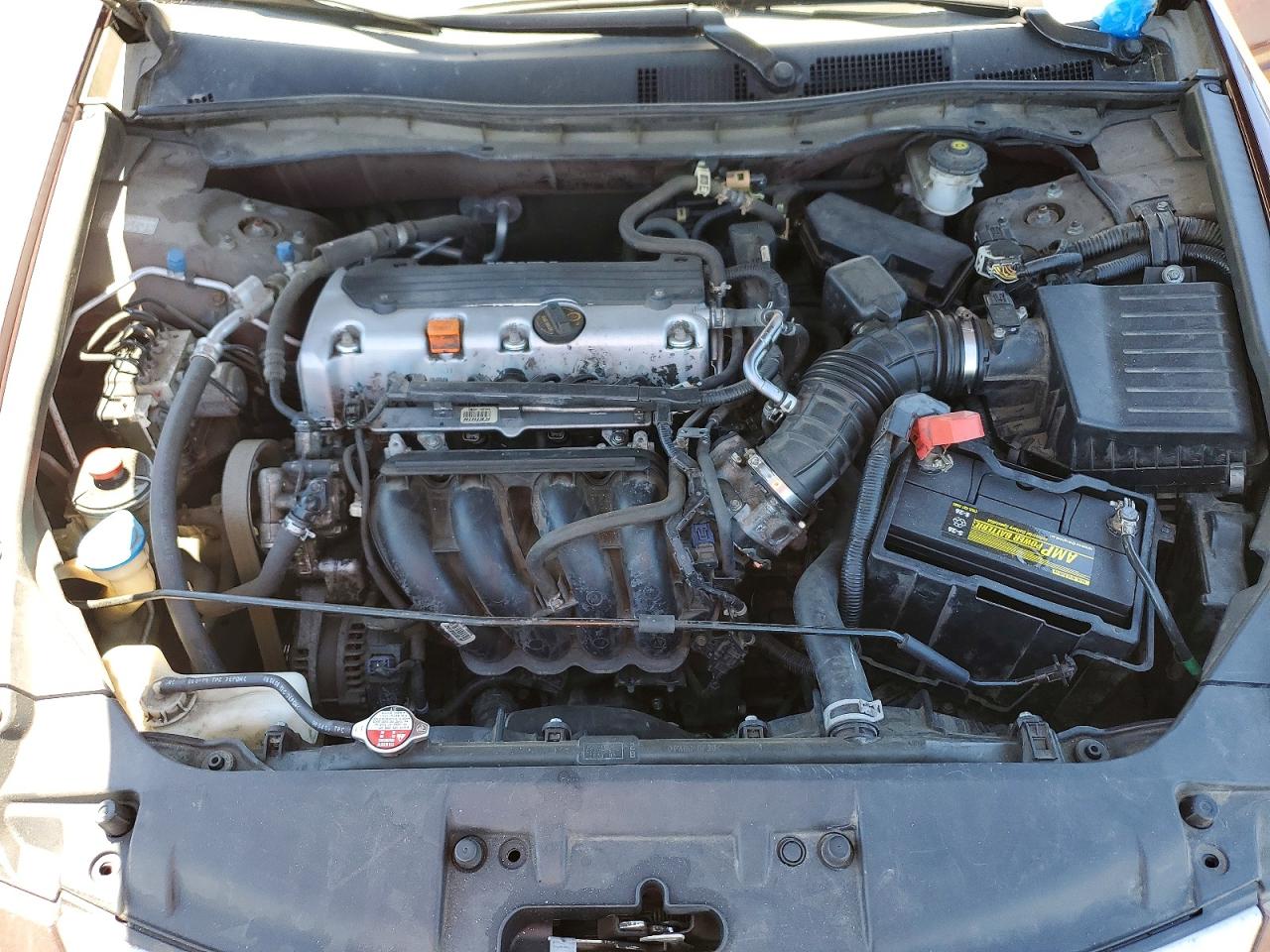 2009 Honda Accord Lx Burgundy vin: 1HGCP26369A191891
