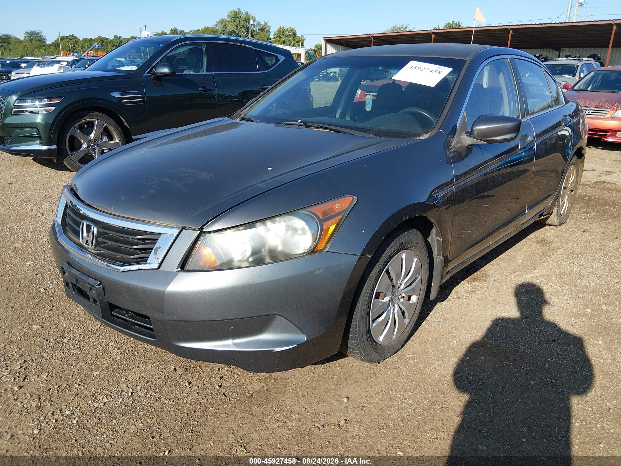 2008 Honda Accord 2.4 Lx Серый vin: 1HGCP26378A012384