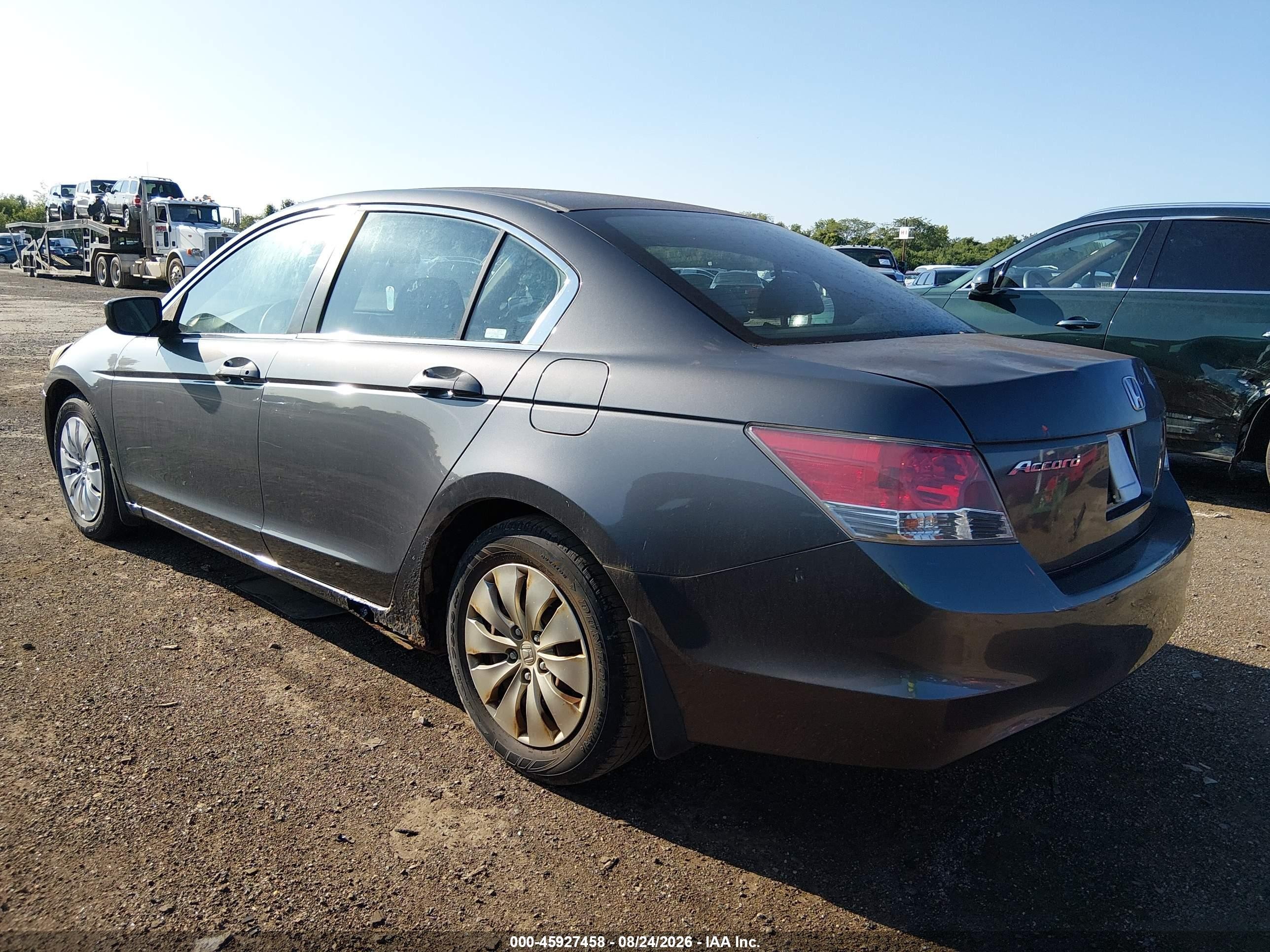 2008 Honda Accord 2.4 Lx Серый vin: 1HGCP26378A012384