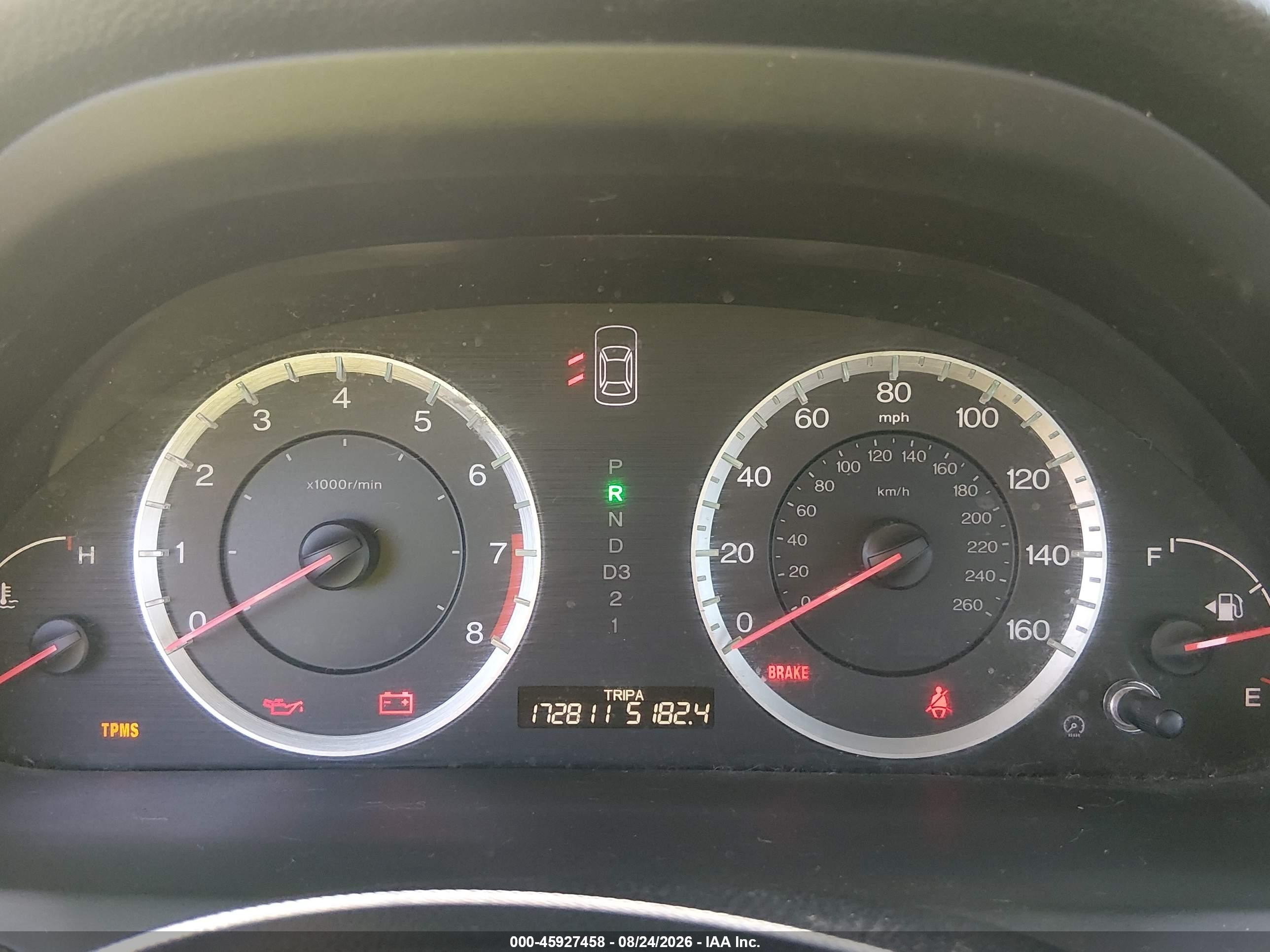 2008 Honda Accord 2.4 Lx Серый vin: 1HGCP26378A012384