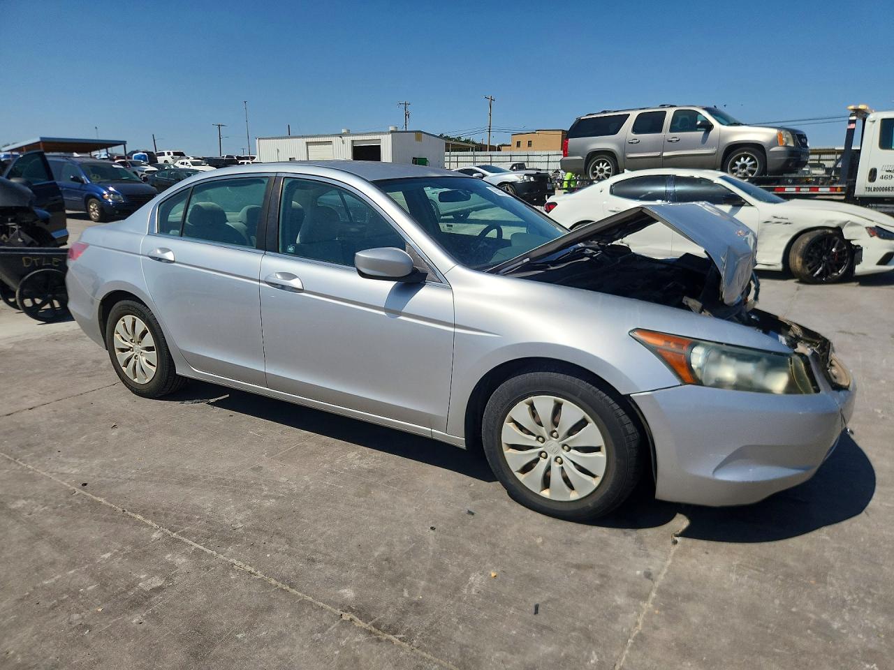 2008 Honda Accord Lx Gray vin: 1HGCP26378A022199