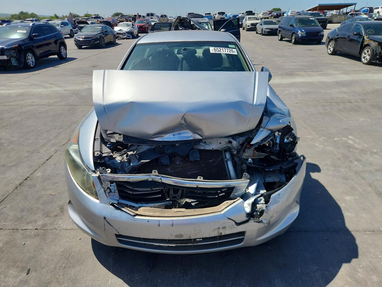 2008 Honda Accord Lx Gray vin: 1HGCP26378A022199