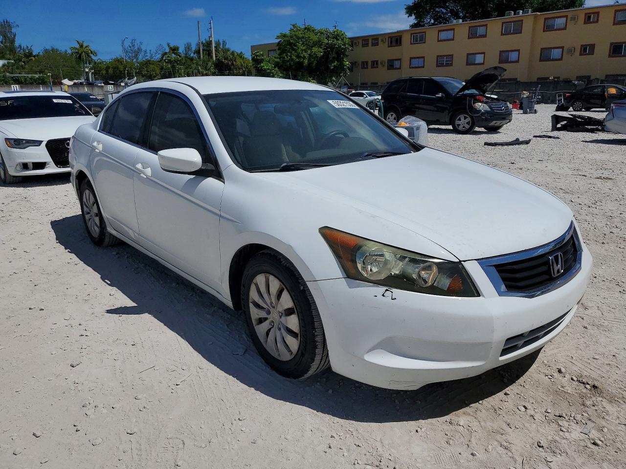 2008 Honda Accord Lx Белый vin: 1HGCP26378A029847