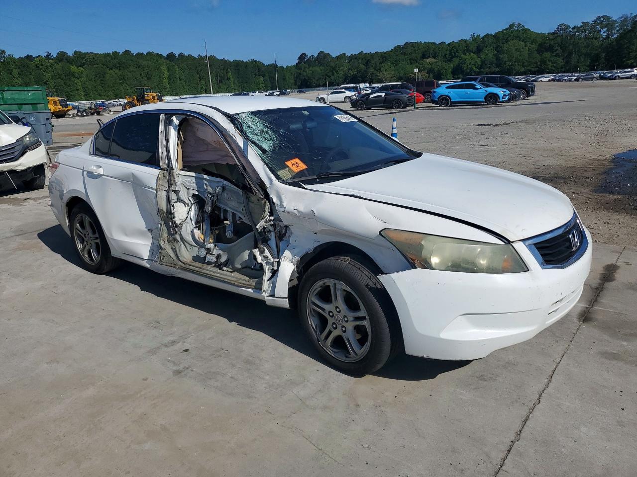 2008 Honda Accord Lx White vin: 1HGCP26378A030156