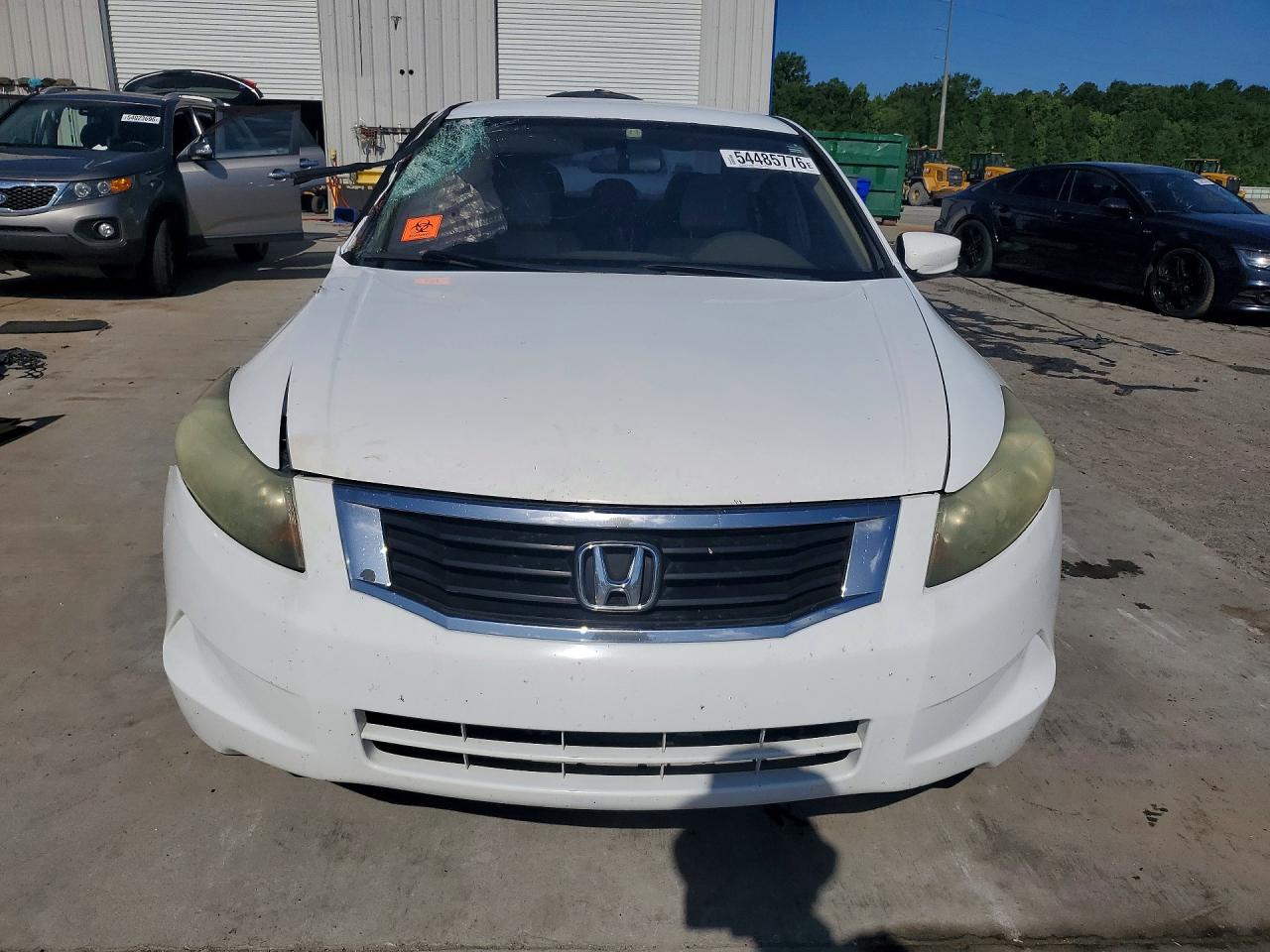 2008 Honda Accord Lx White vin: 1HGCP26378A030156