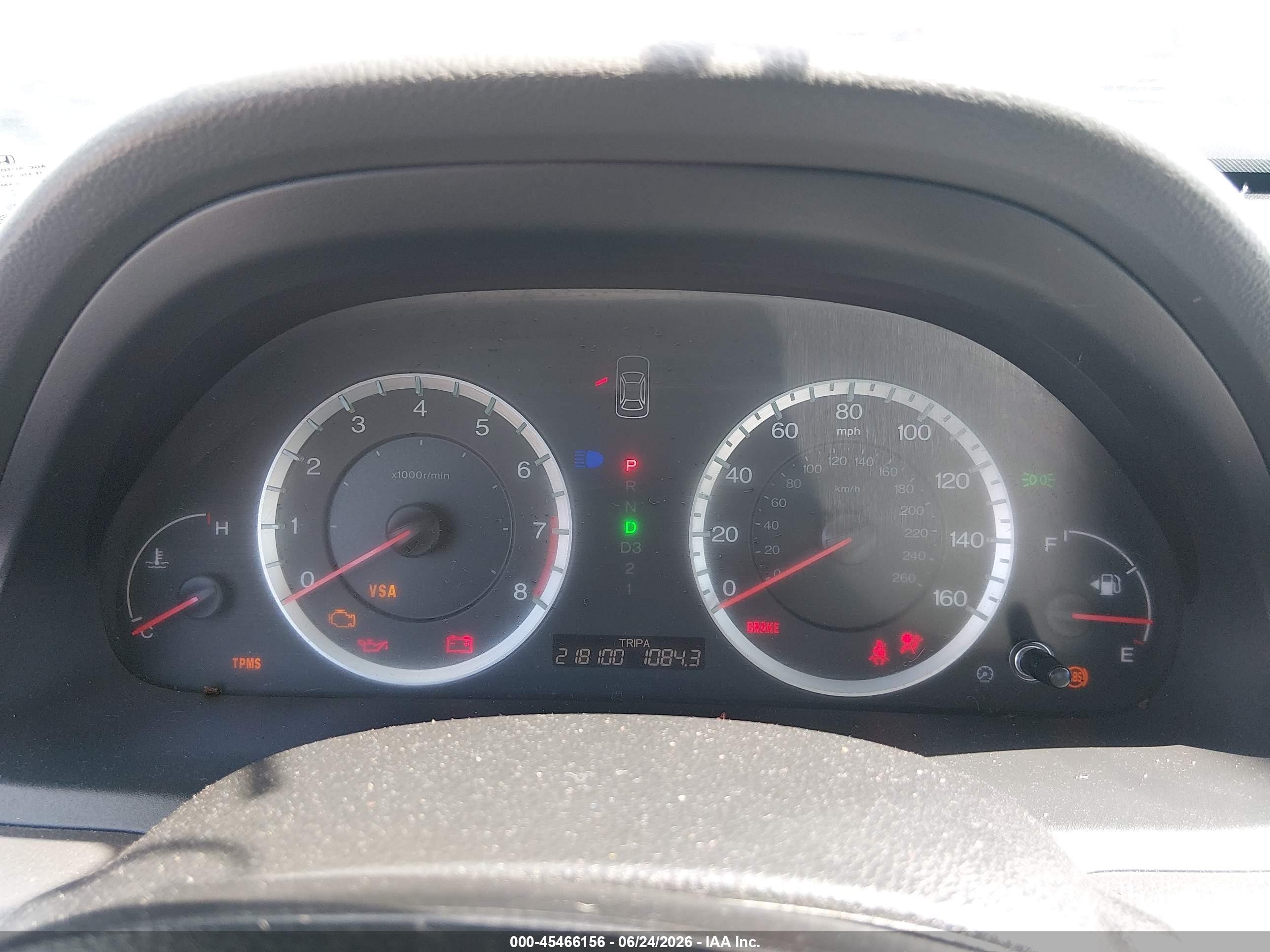 2008 Honda Accord 2.4 Lx Gray vin: 1HGCP26378A052352