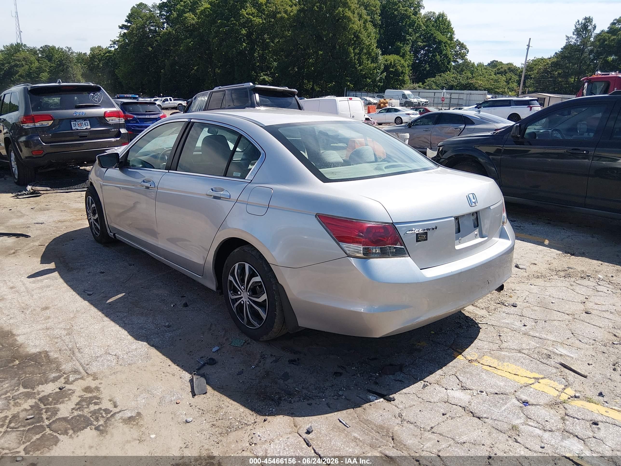 2008 Honda Accord 2.4 Lx Gray vin: 1HGCP26378A052352