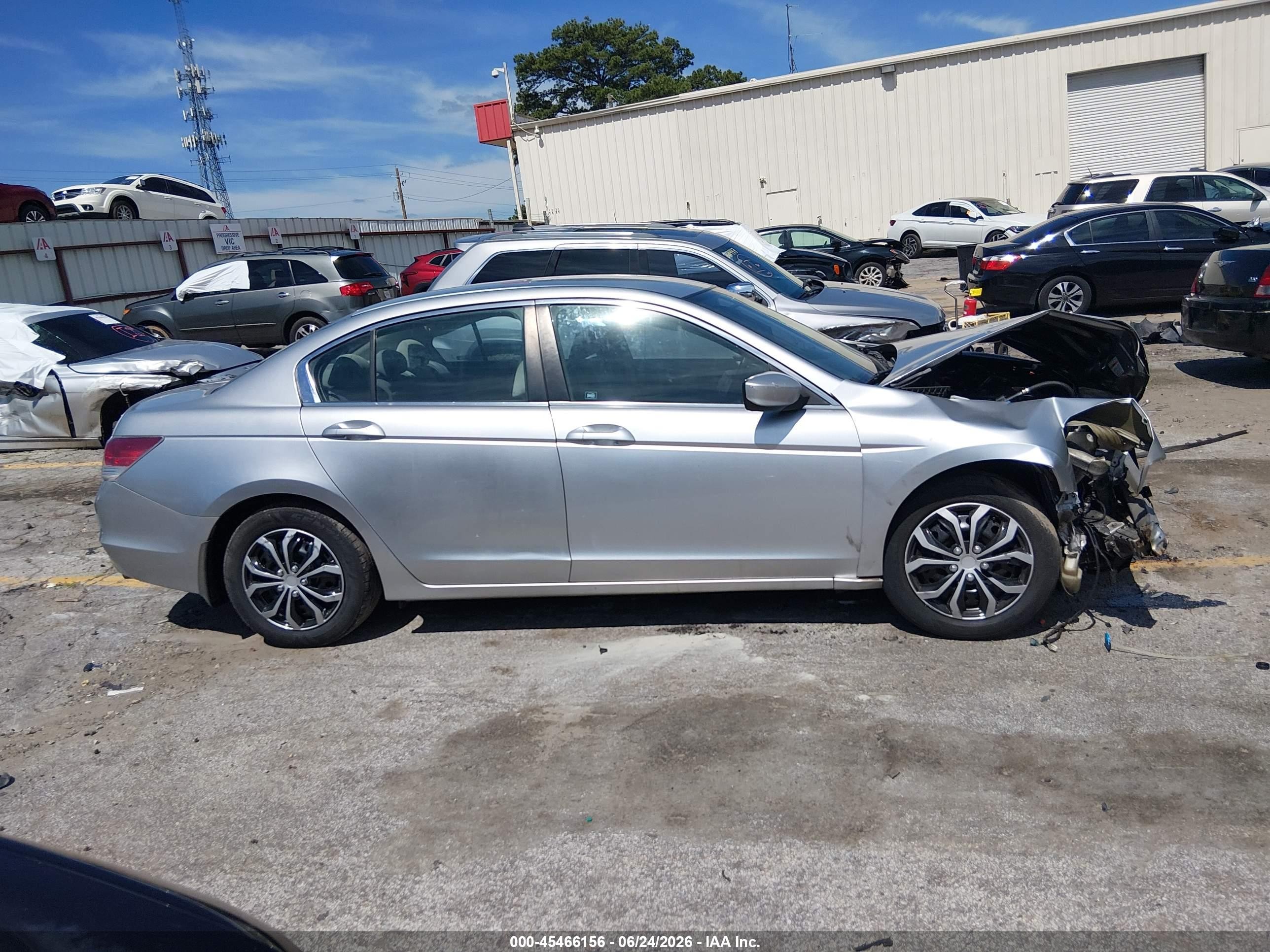 2008 Honda Accord 2.4 Lx Gray vin: 1HGCP26378A052352