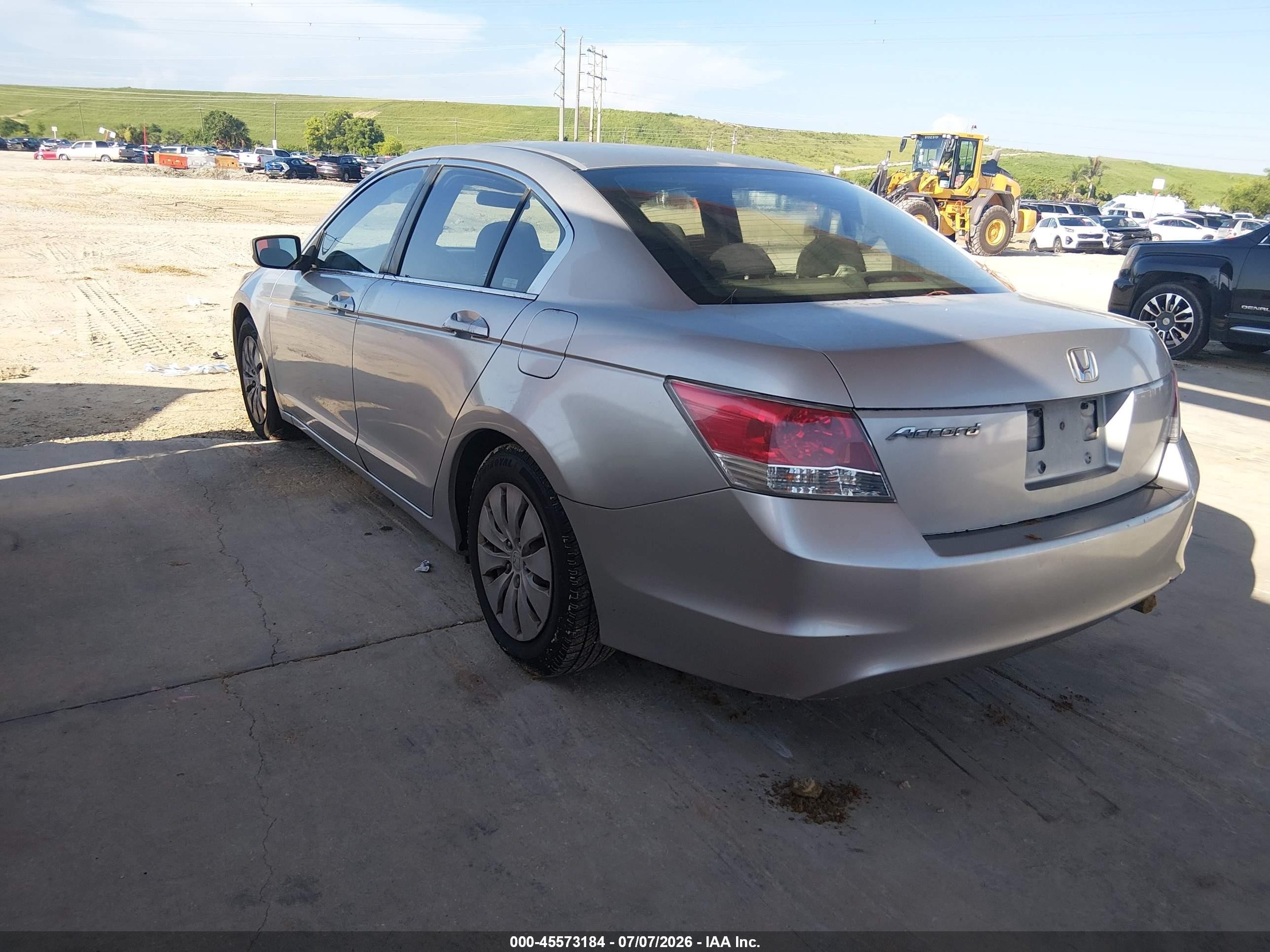 2008 Honda Accord 2.4 Lx Gray vin: 1HGCP26378A077719