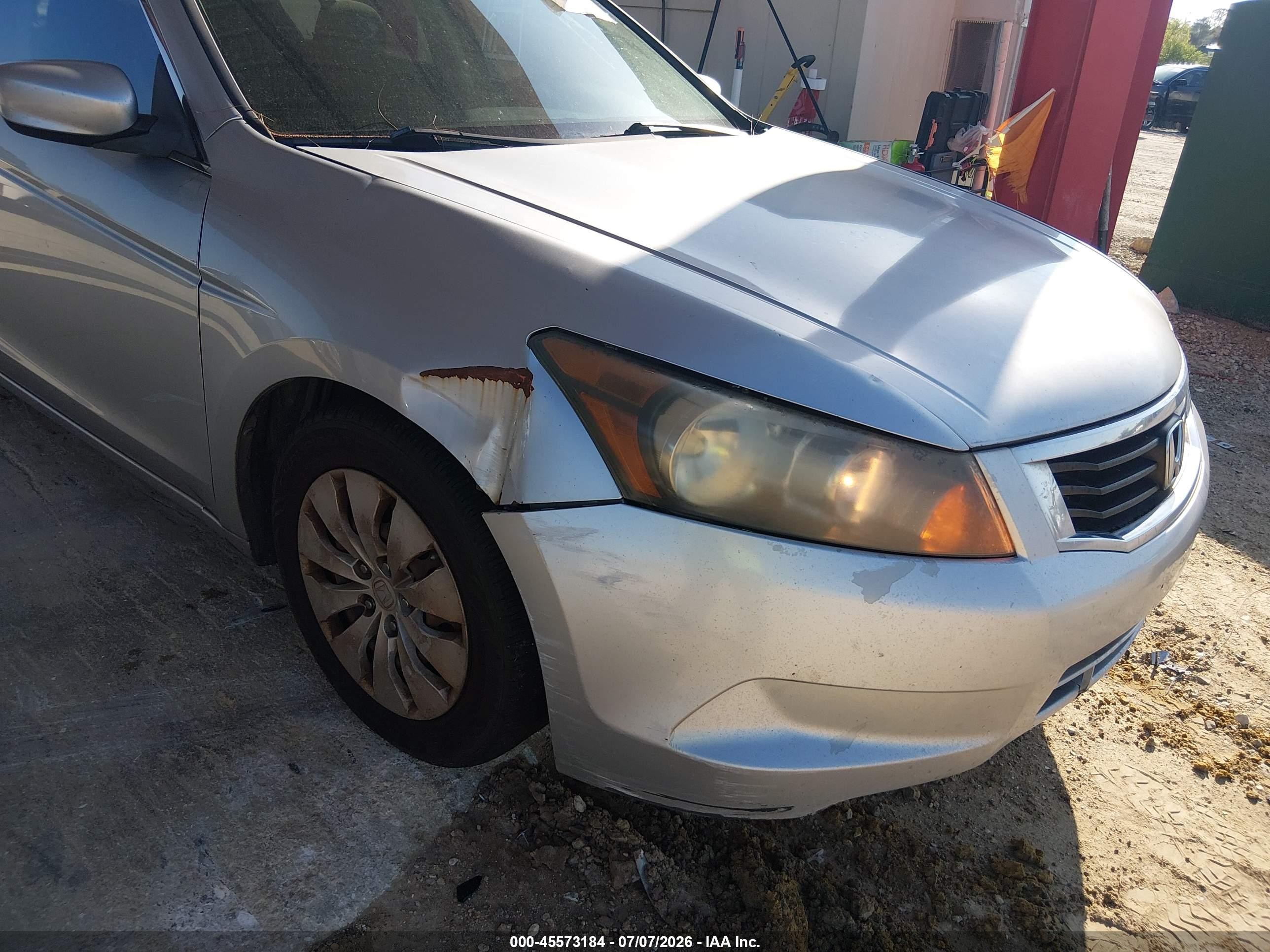 2008 Honda Accord 2.4 Lx Gray vin: 1HGCP26378A077719