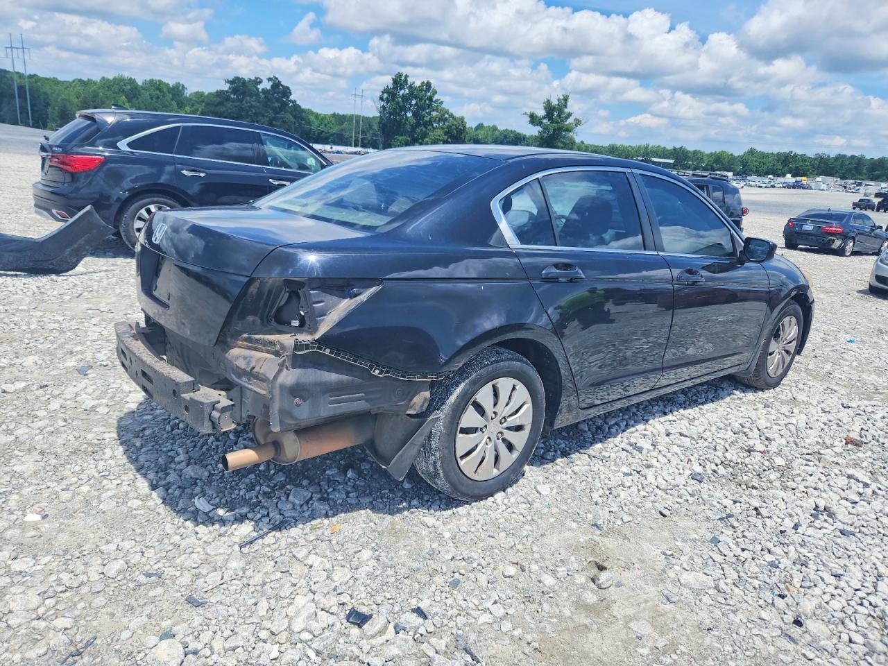 2008 Honda Accord Lx Black vin: 1HGCP26378A109276