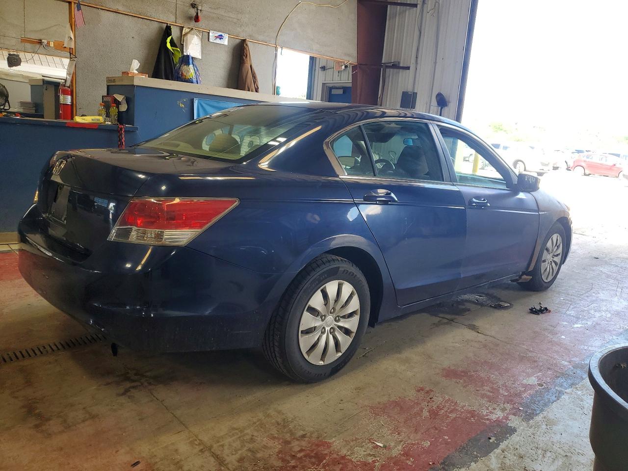 2008 Honda Accord Lx Blue vin: 1HGCP26378A163337