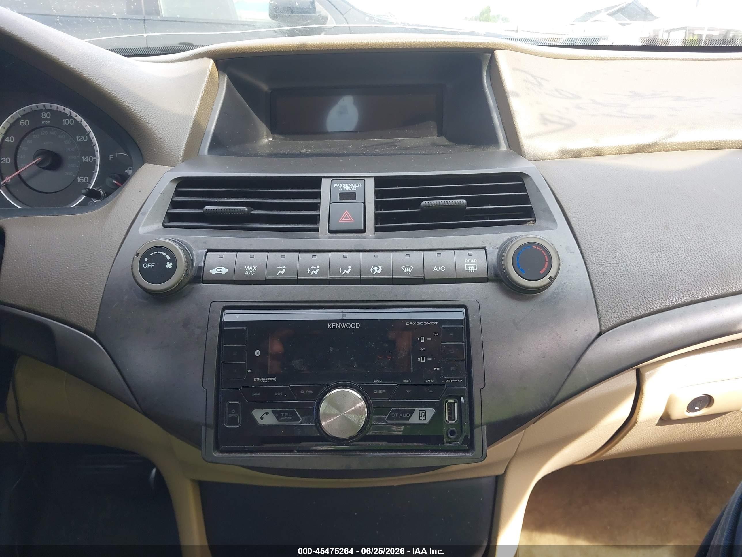 2008 Honda Accord 2.4 Lx Белый vin: 1HGCP26378A163709