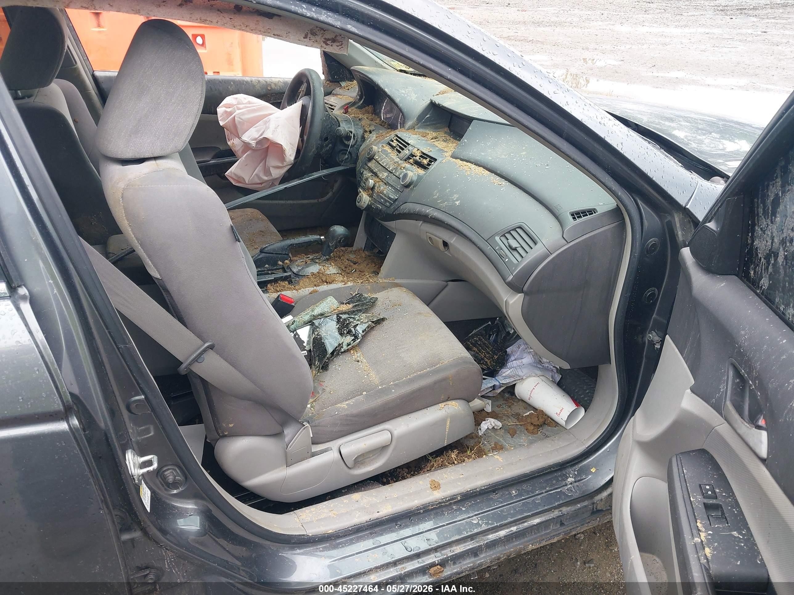 2009 Honda Accord 2.4 Lx Gray vin: 1HGCP26379A005128