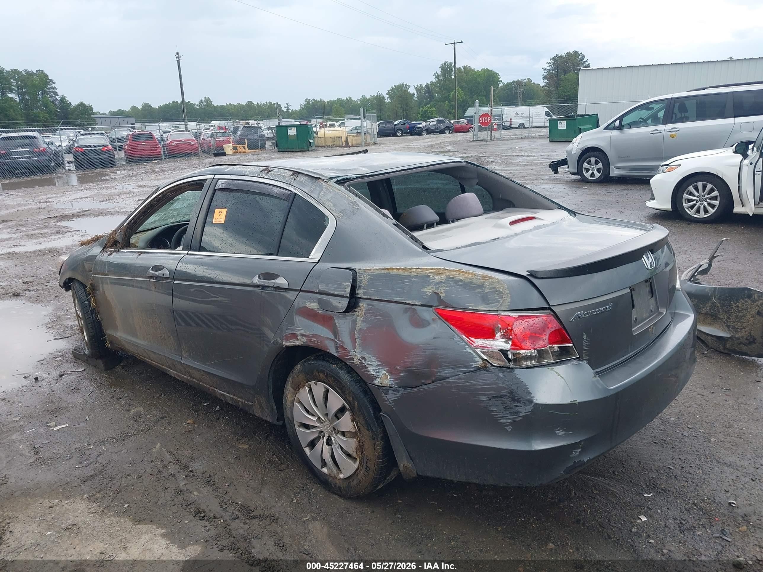2009 Honda Accord 2.4 Lx Gray vin: 1HGCP26379A005128