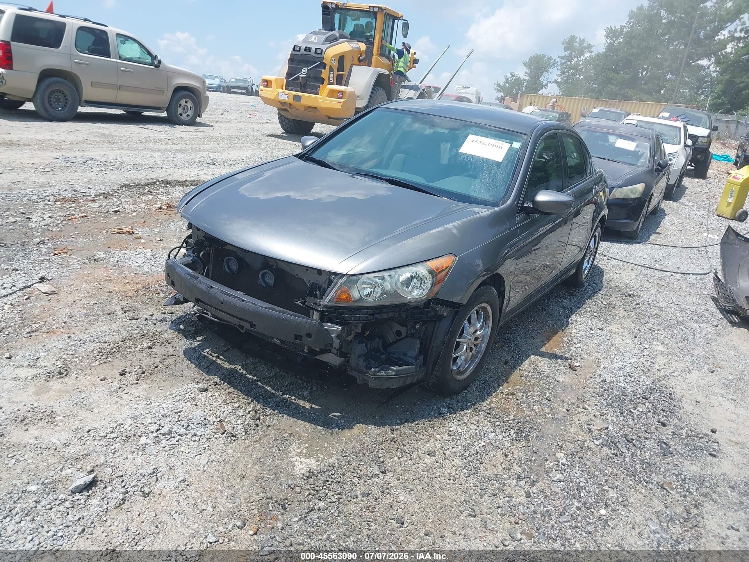 2009 Honda Accord 2.4 Lx Gray vin: 1HGCP26379A026285