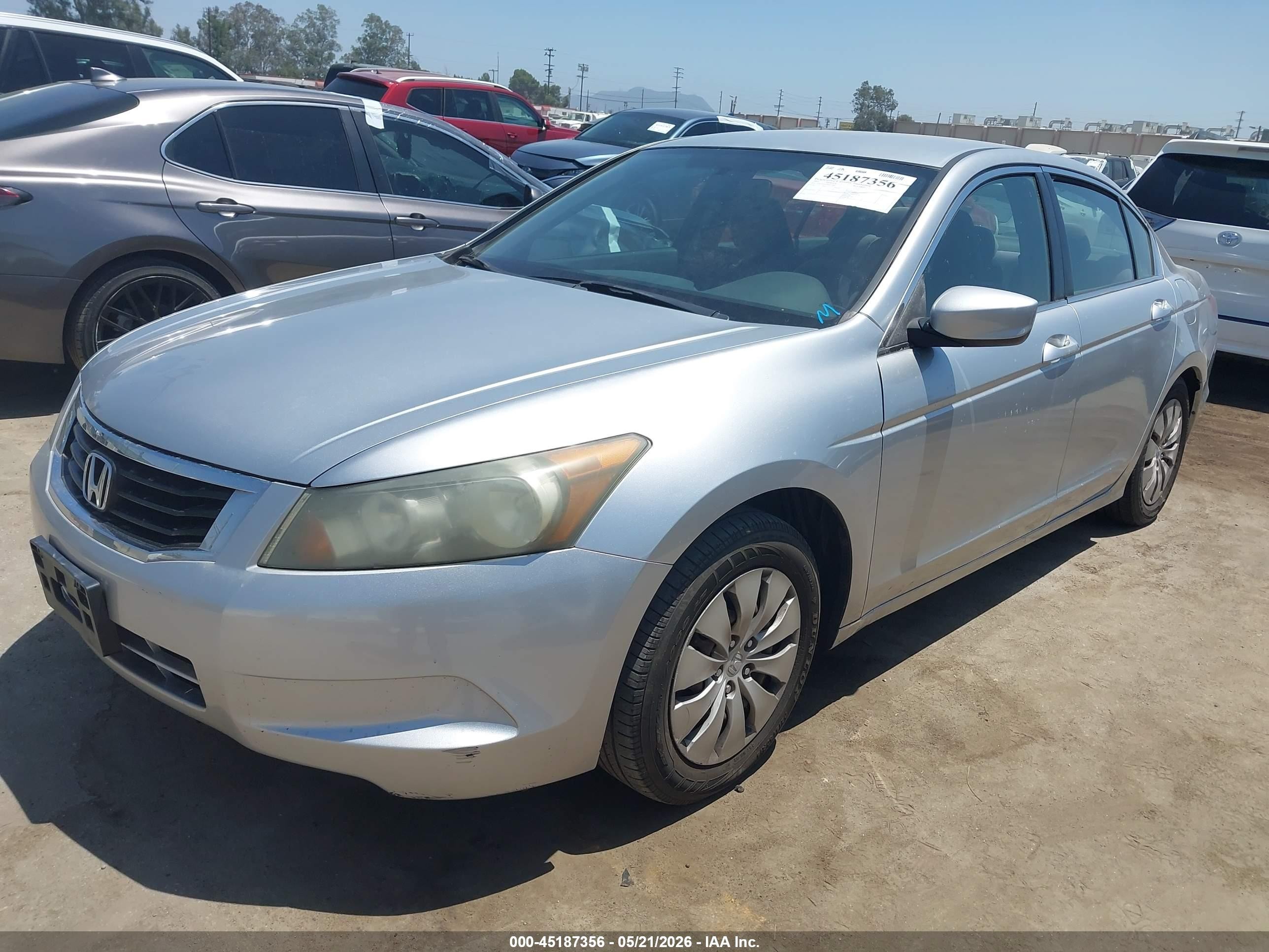 2009 Honda Accord 2.4 Lx Silver vin: 1HGCP26379A072487