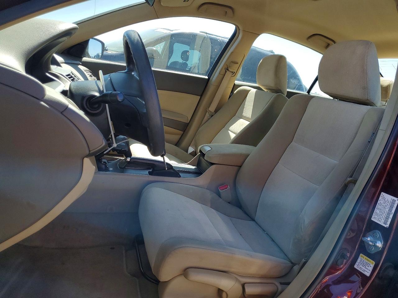 2009 Honda Accord Lx Бордовый vin: 1HGCP26379A133157