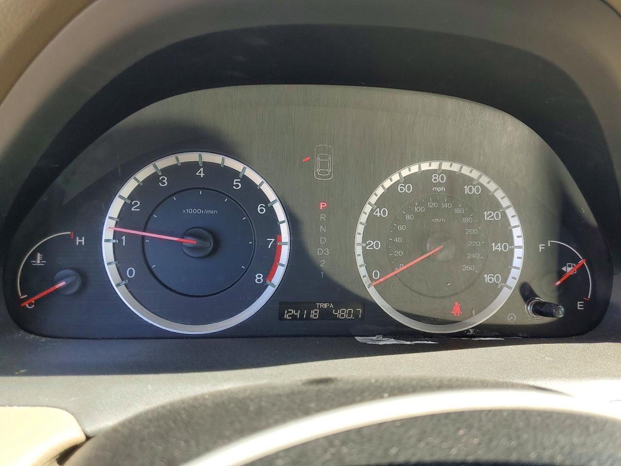 2009 Honda Accord Lx Бордовый vin: 1HGCP26379A133157