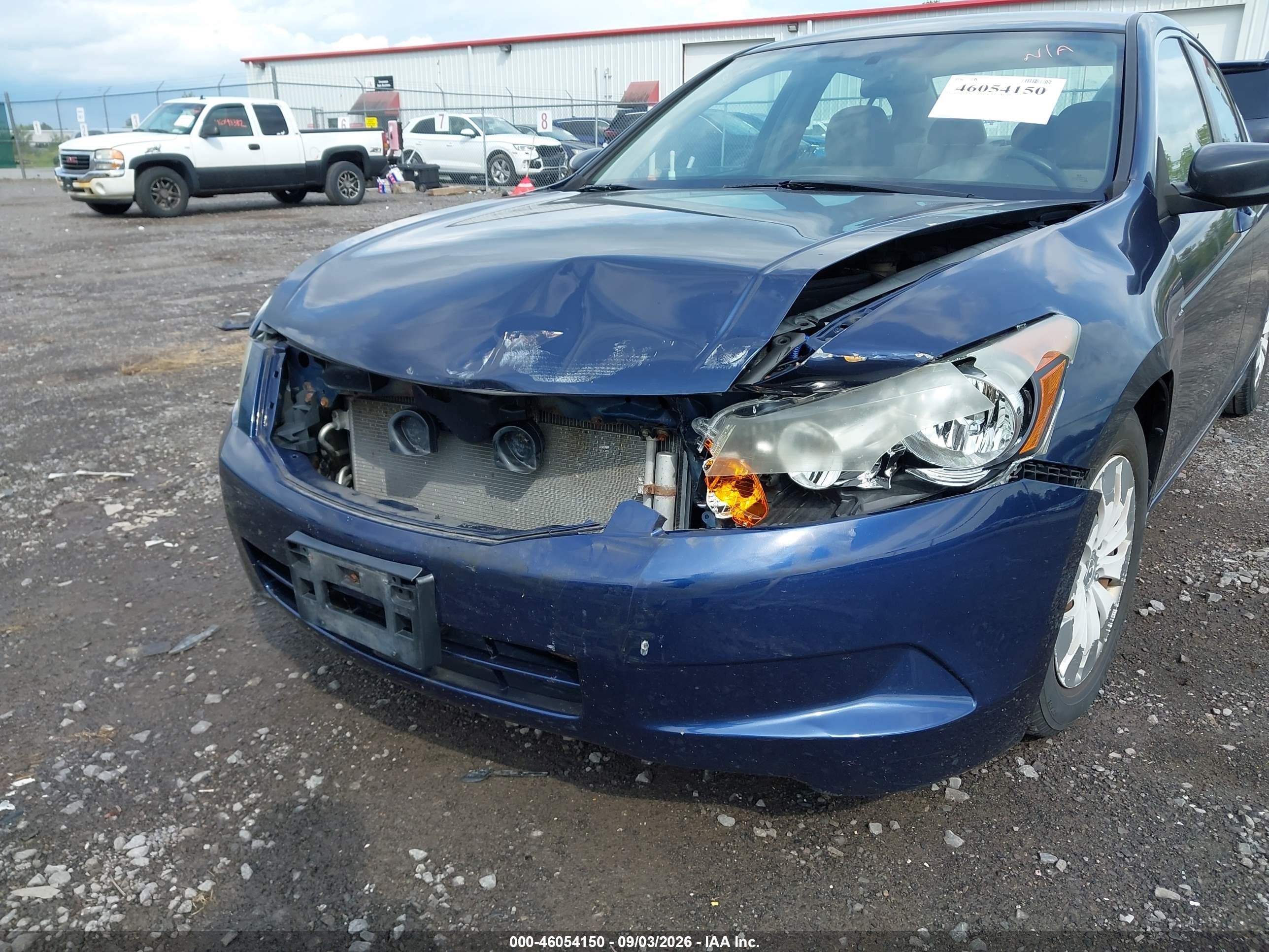 2009 Honda Accord 2.4 Lx Blue vin: 1HGCP26379A164585