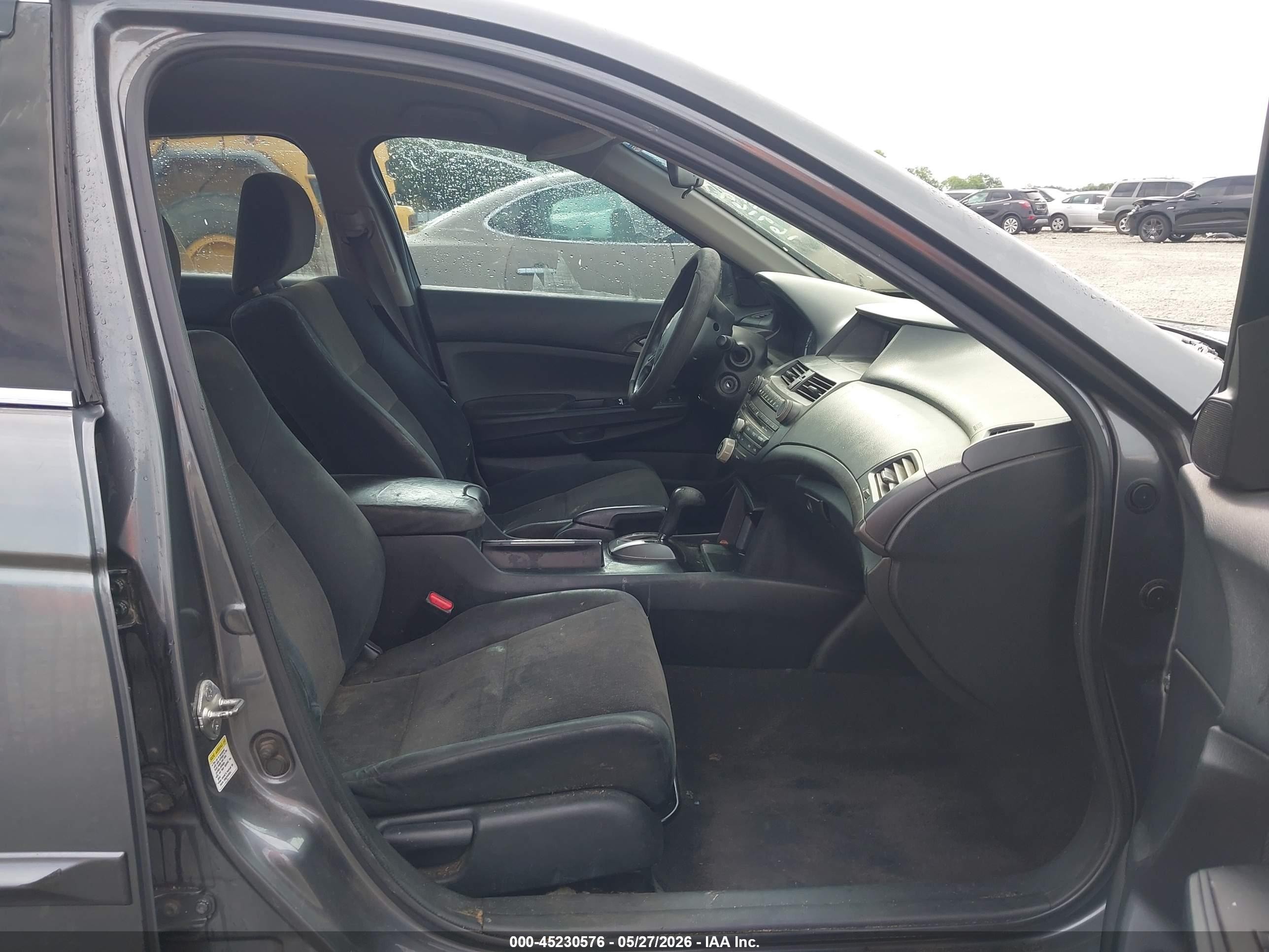 2009 Honda Accord 2.4 Lx Gray vin: 1HGCP26379A169169