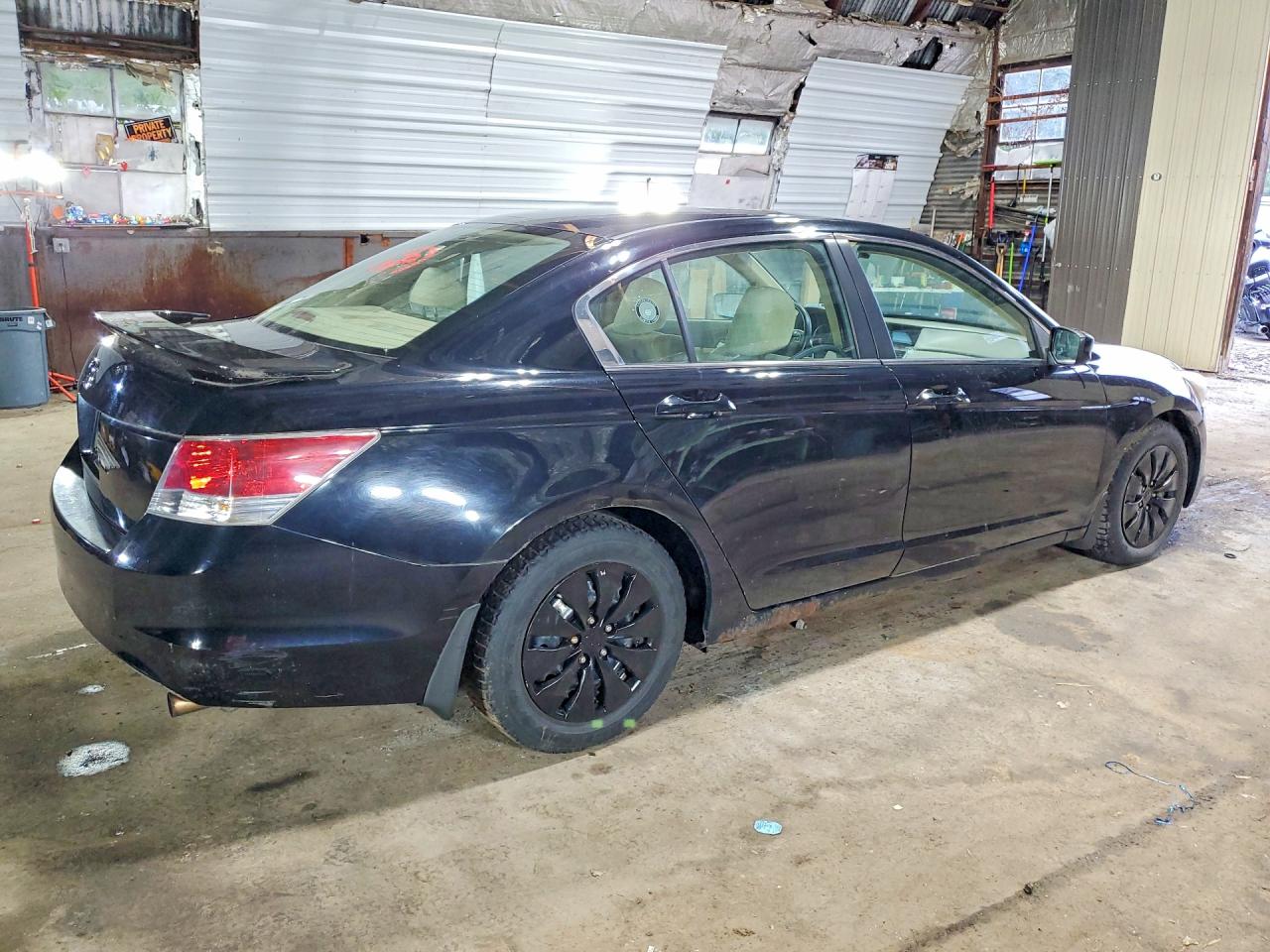 2009 Honda Accord Lx Black vin: 1HGCP26379A173299