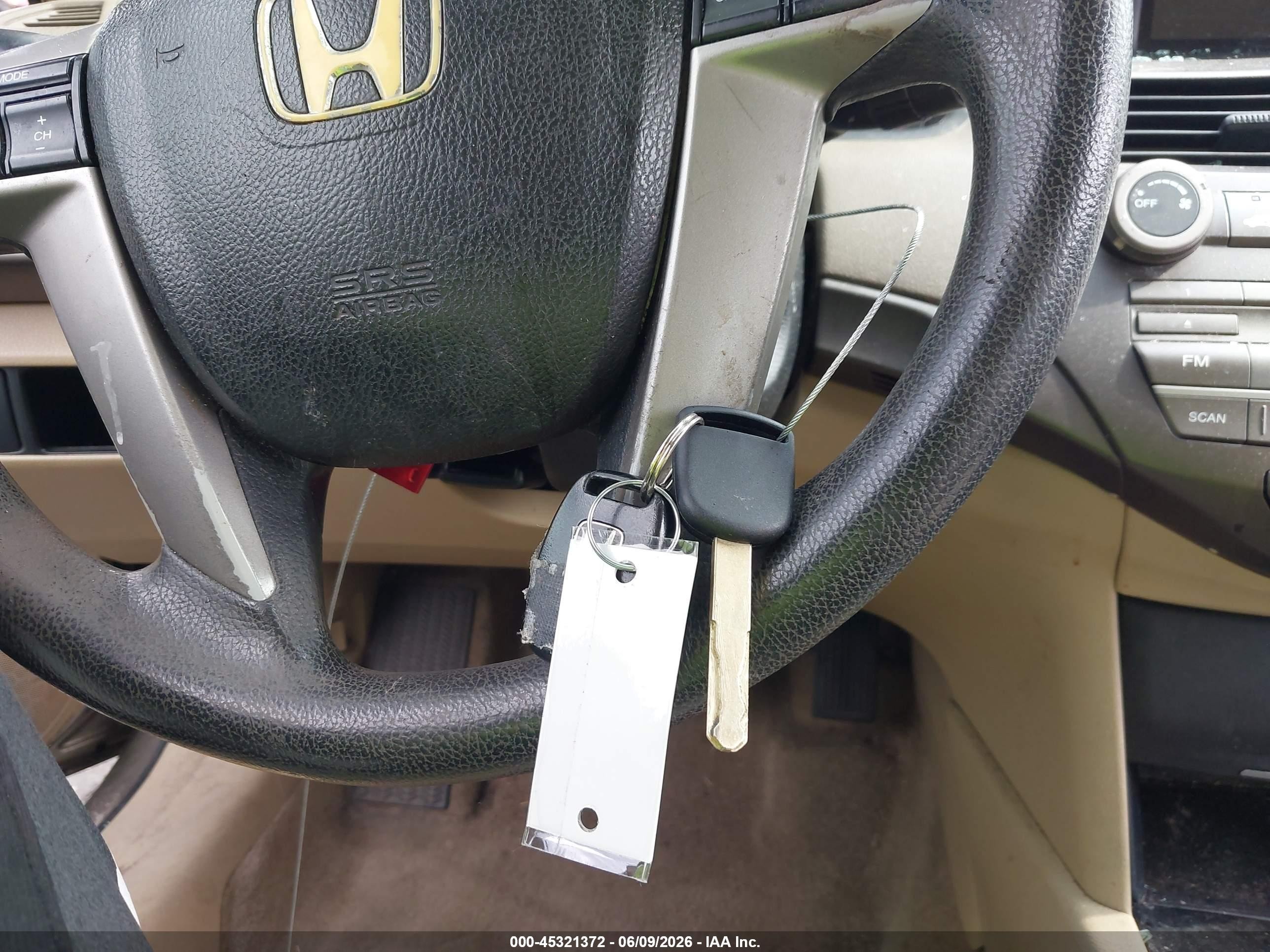 2009 Honda Accord 2.4 Lx Gold vin: 1HGCP26379A193293