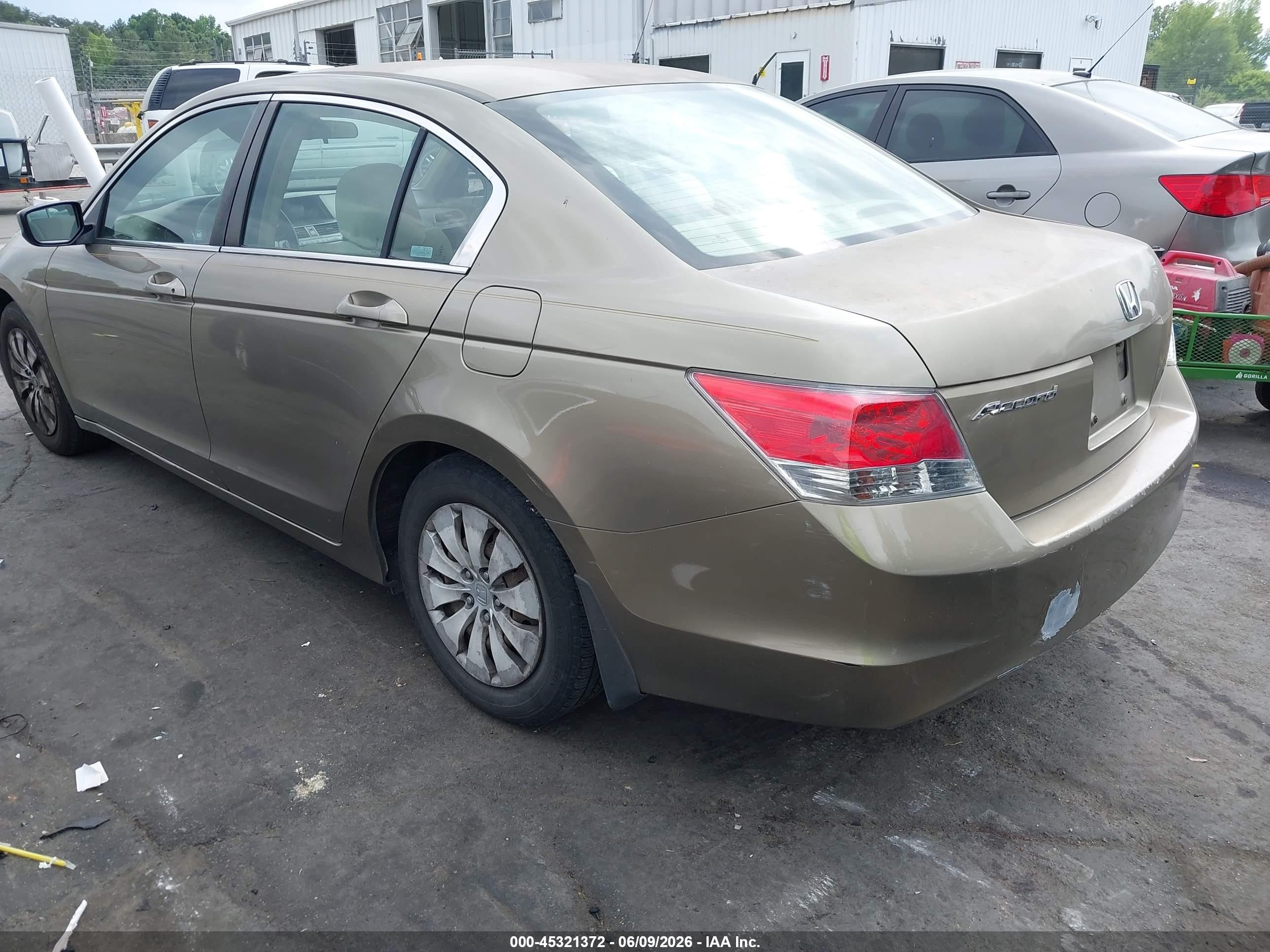 2009 Honda Accord 2.4 Lx Gold vin: 1HGCP26379A193293