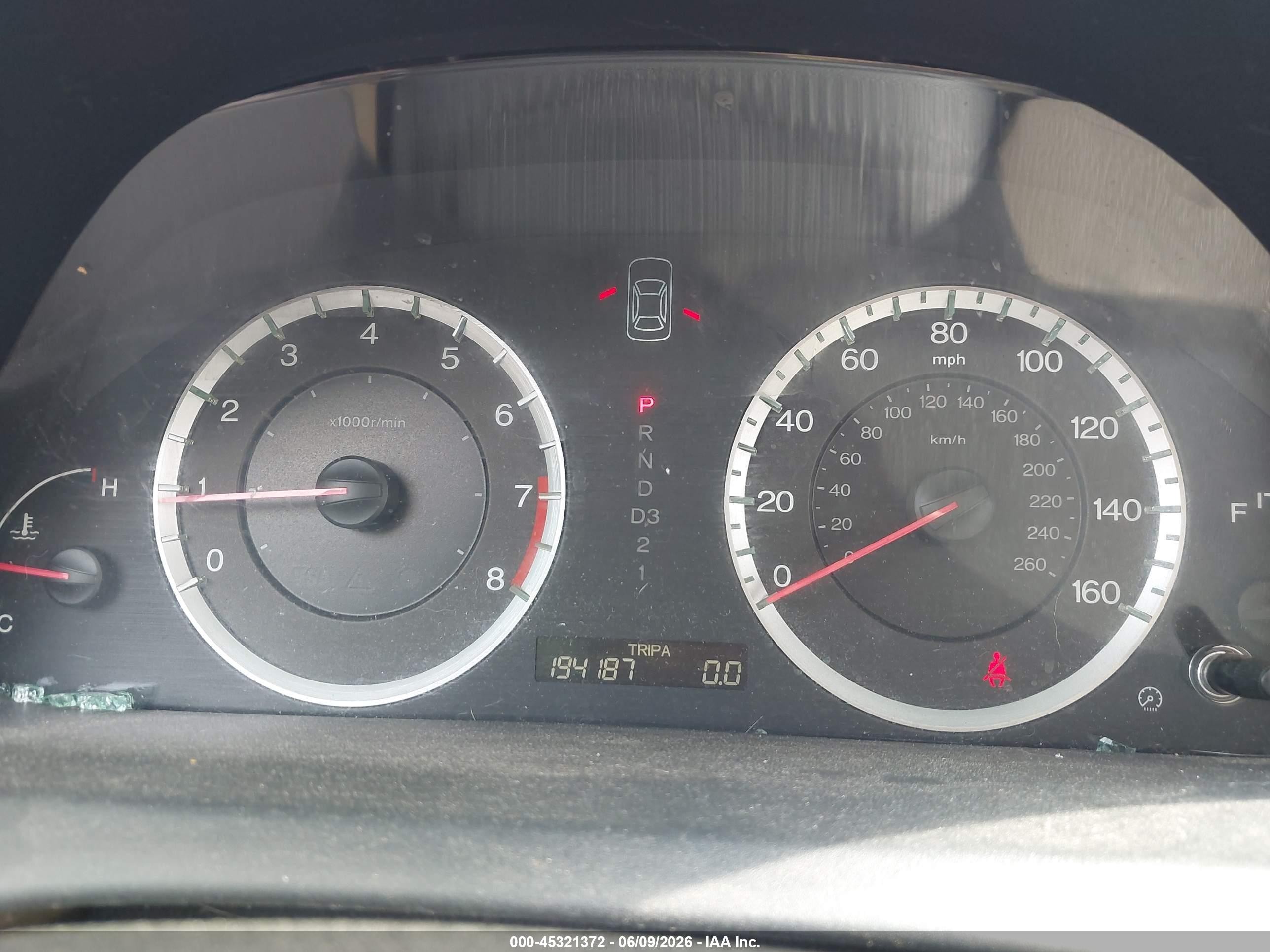 2009 Honda Accord 2.4 Lx Gold vin: 1HGCP26379A193293