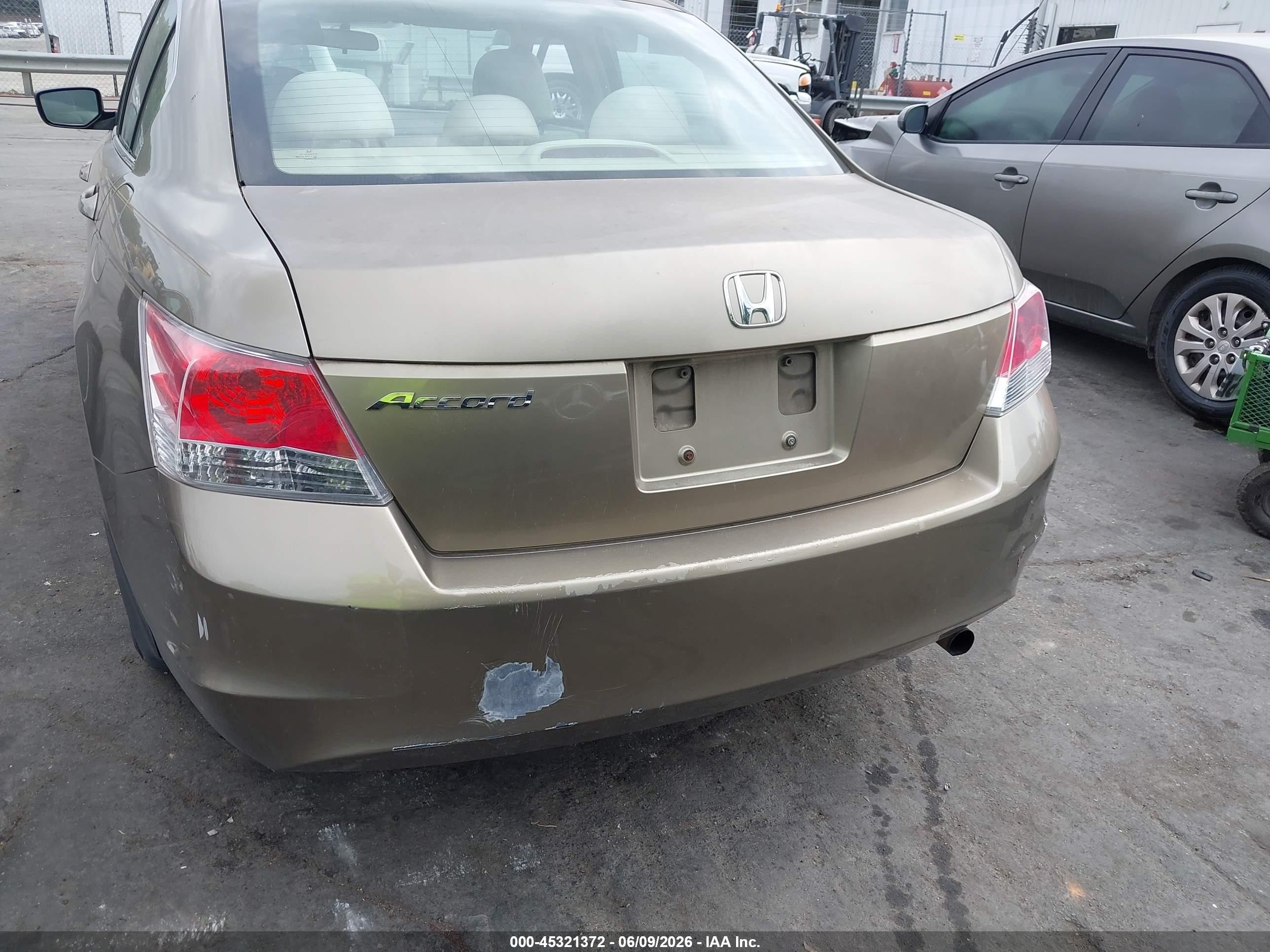 2009 Honda Accord 2.4 Lx Gold vin: 1HGCP26379A193293