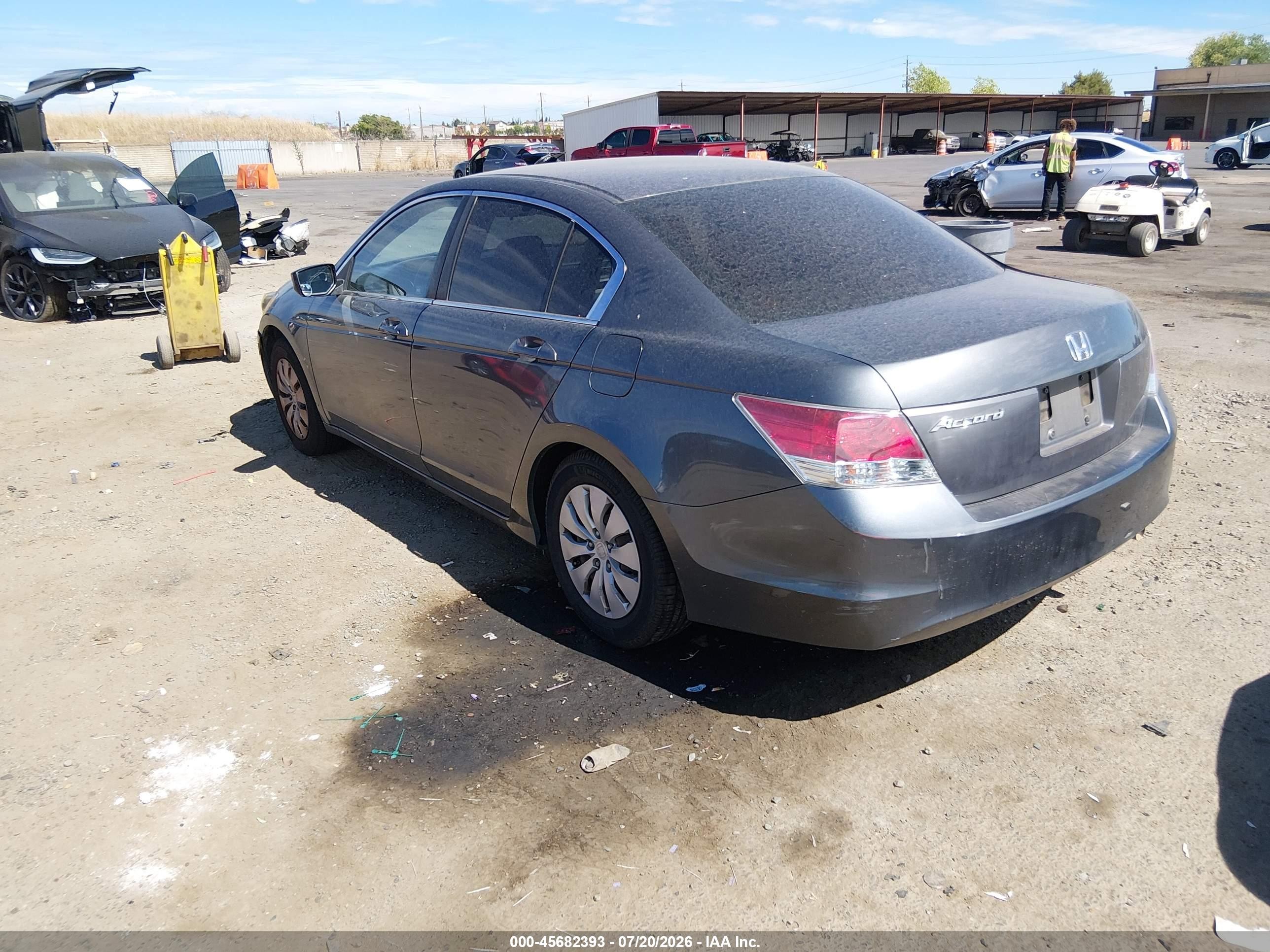 2008 Honda Accord 2.4 Lx Gray vin: 1HGCP26388A074425