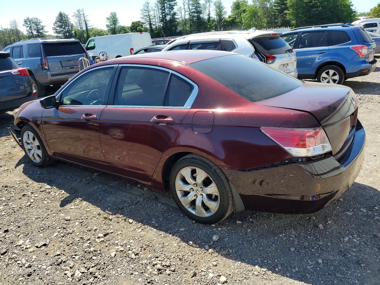 2008 Honda Accord Lx Burgundy vin: 1HGCP26388A103597