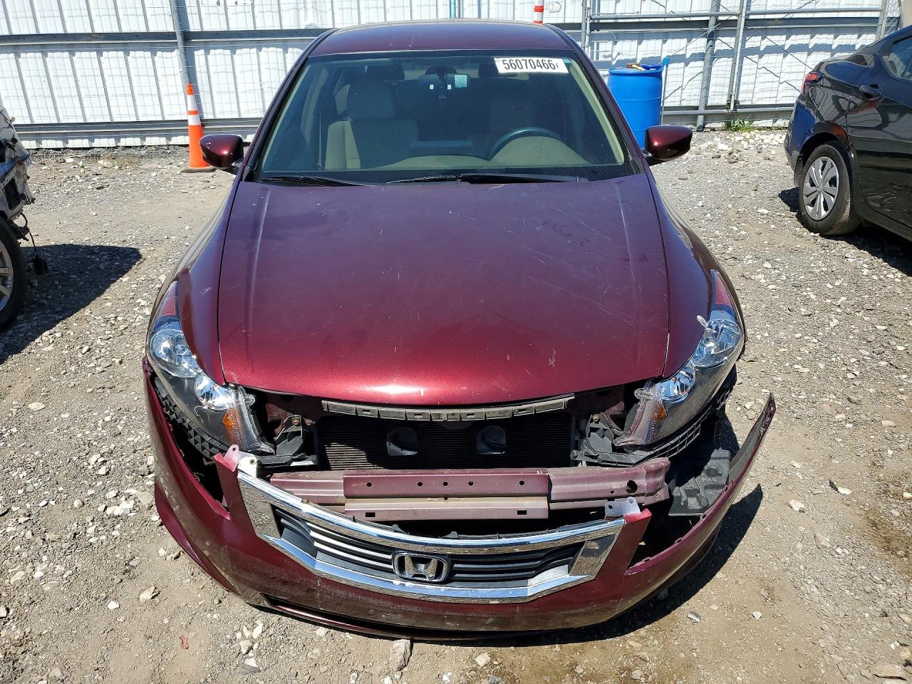 2008 Honda Accord Lx Burgundy vin: 1HGCP26388A103597