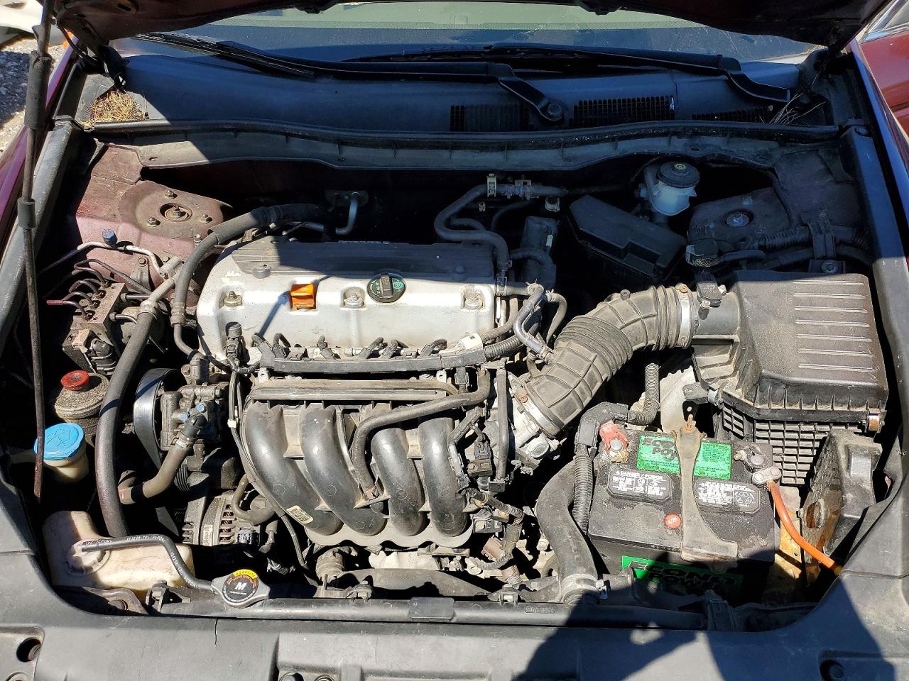 2008 Honda Accord Lx Burgundy vin: 1HGCP26388A103597
