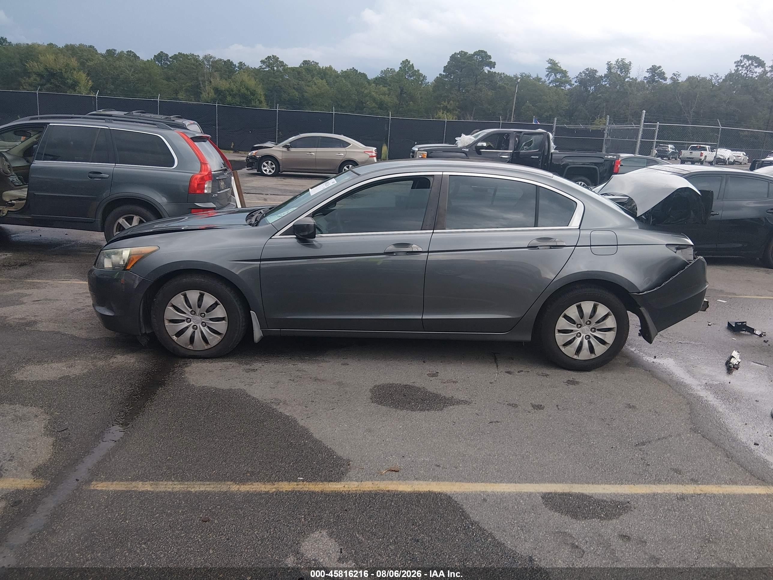2008 Honda Accord 2.4 Lx Gray vin: 1HGCP26388A132758