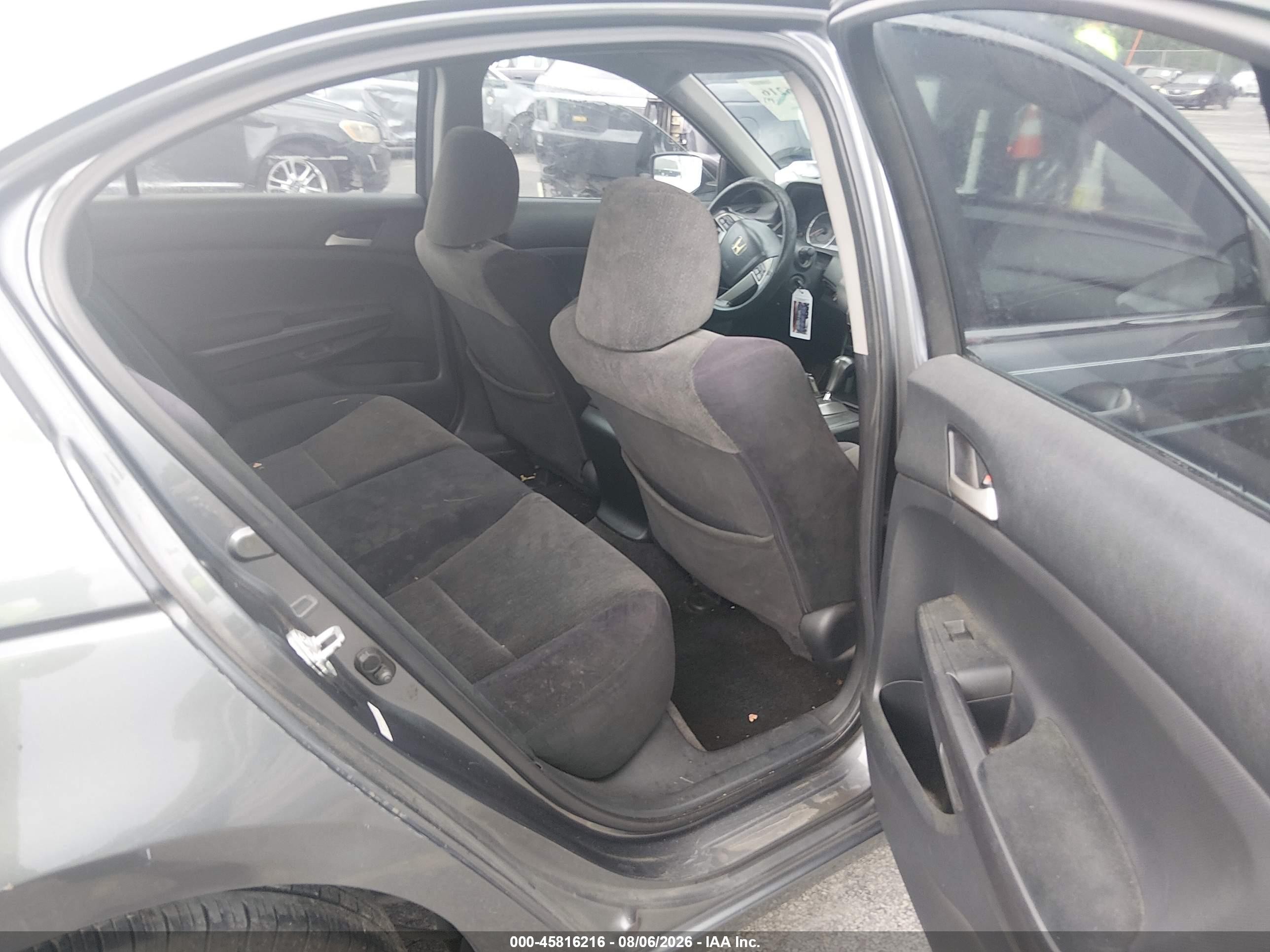 2008 Honda Accord 2.4 Lx Gray vin: 1HGCP26388A132758