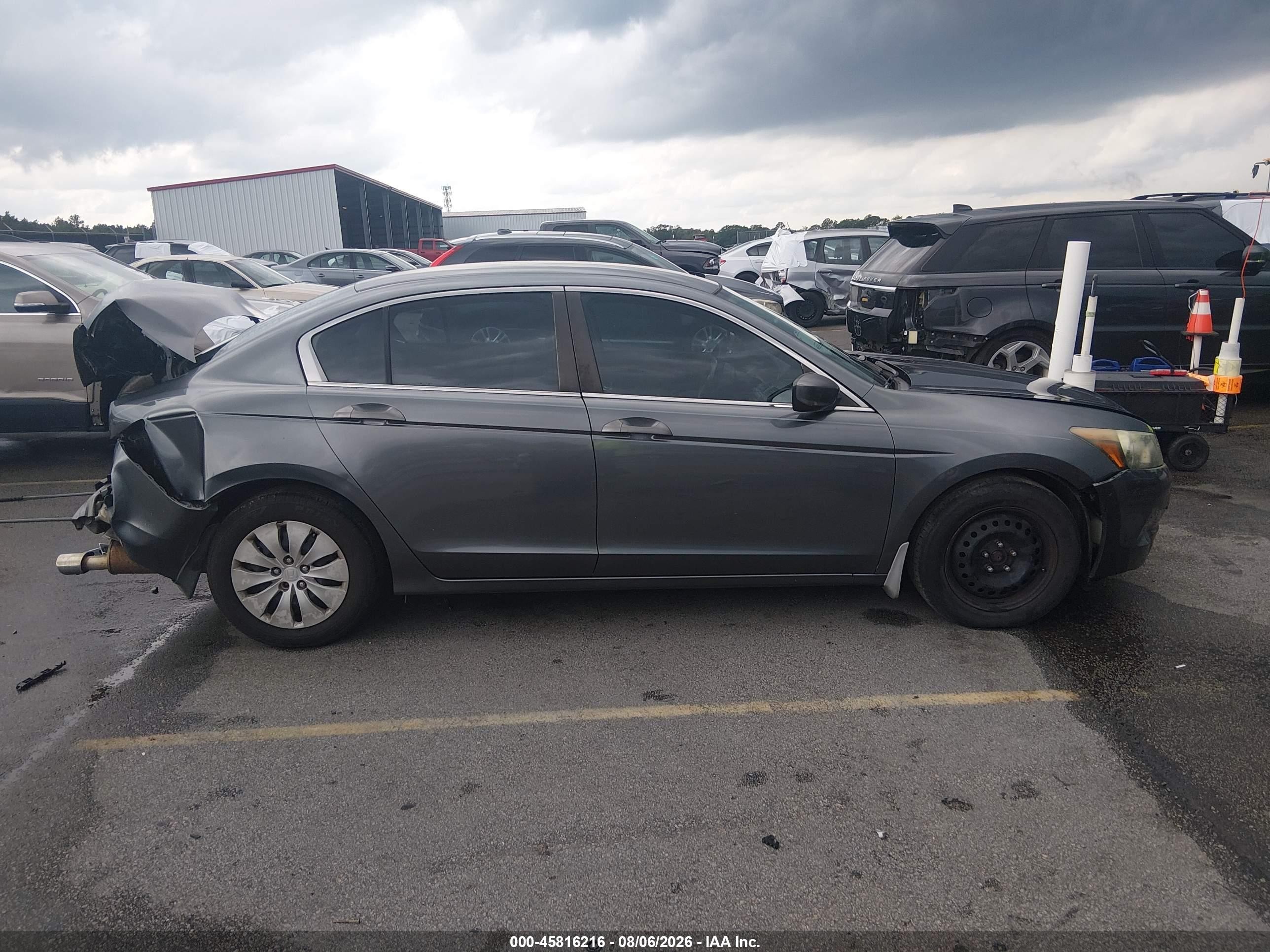 2008 Honda Accord 2.4 Lx Gray vin: 1HGCP26388A132758