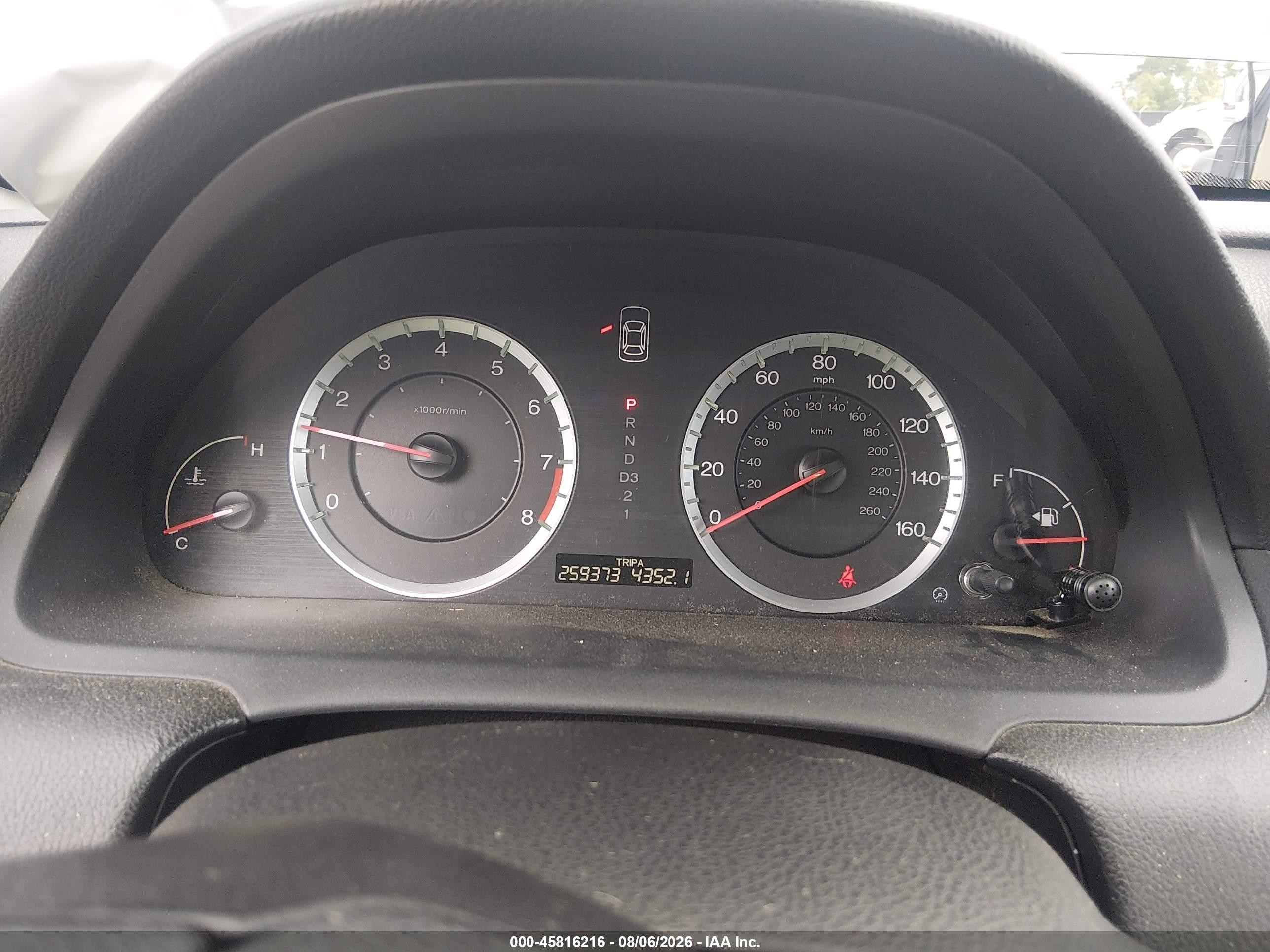 2008 Honda Accord 2.4 Lx Gray vin: 1HGCP26388A132758