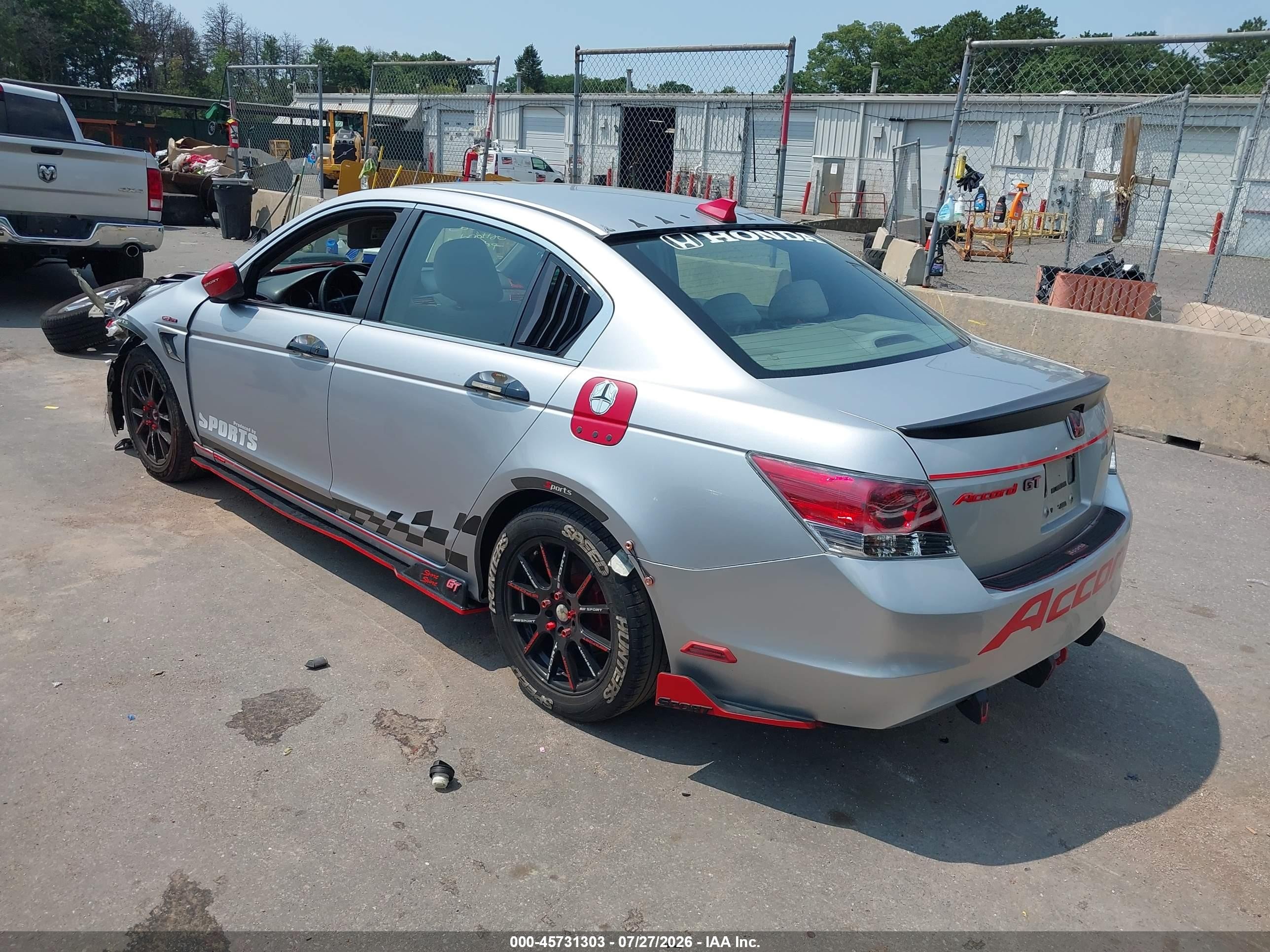 2008 Honda Accord 2.4 Lx Silver vin: 1HGCP26388A163203