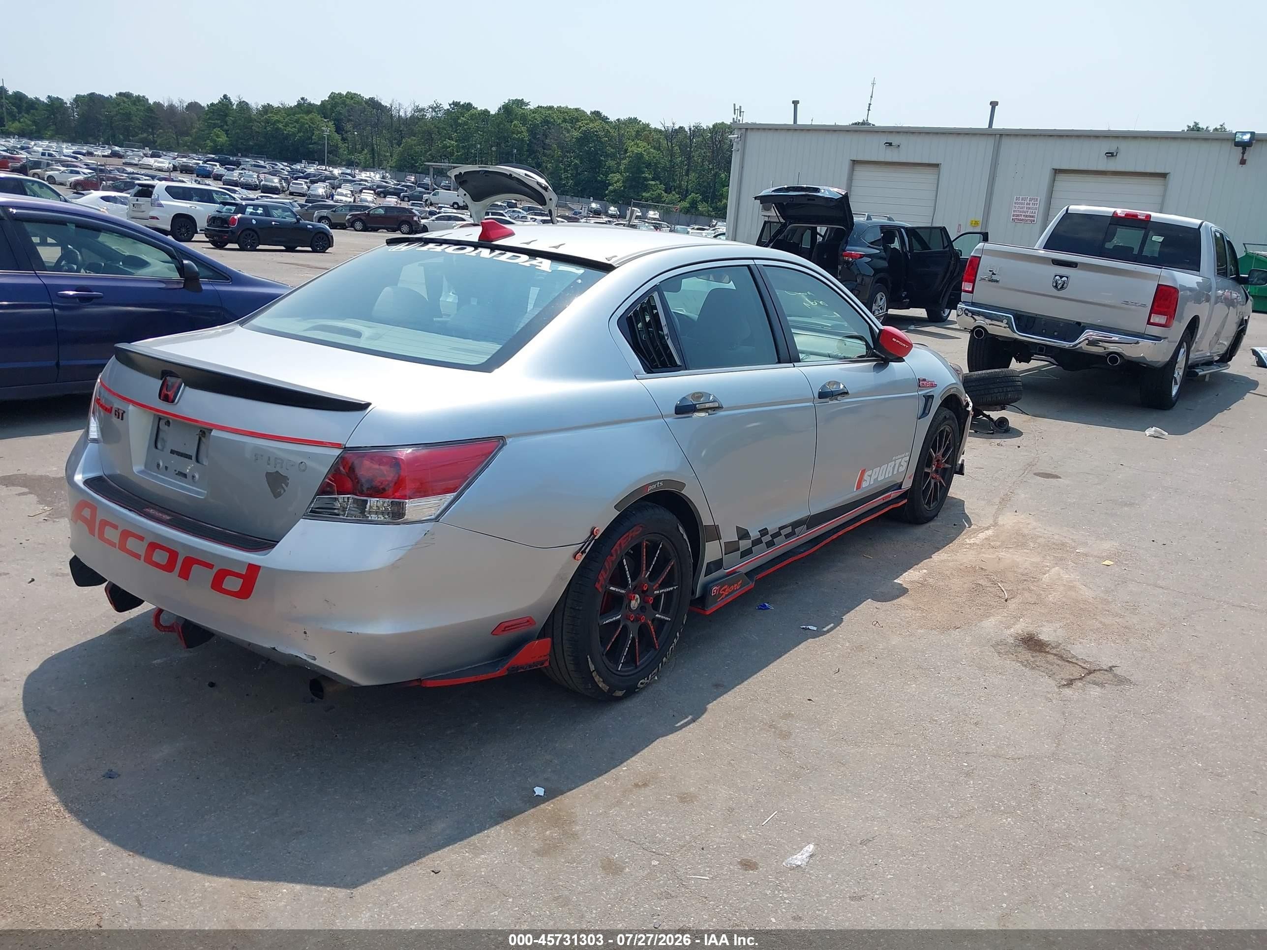 2008 Honda Accord 2.4 Lx Silver vin: 1HGCP26388A163203