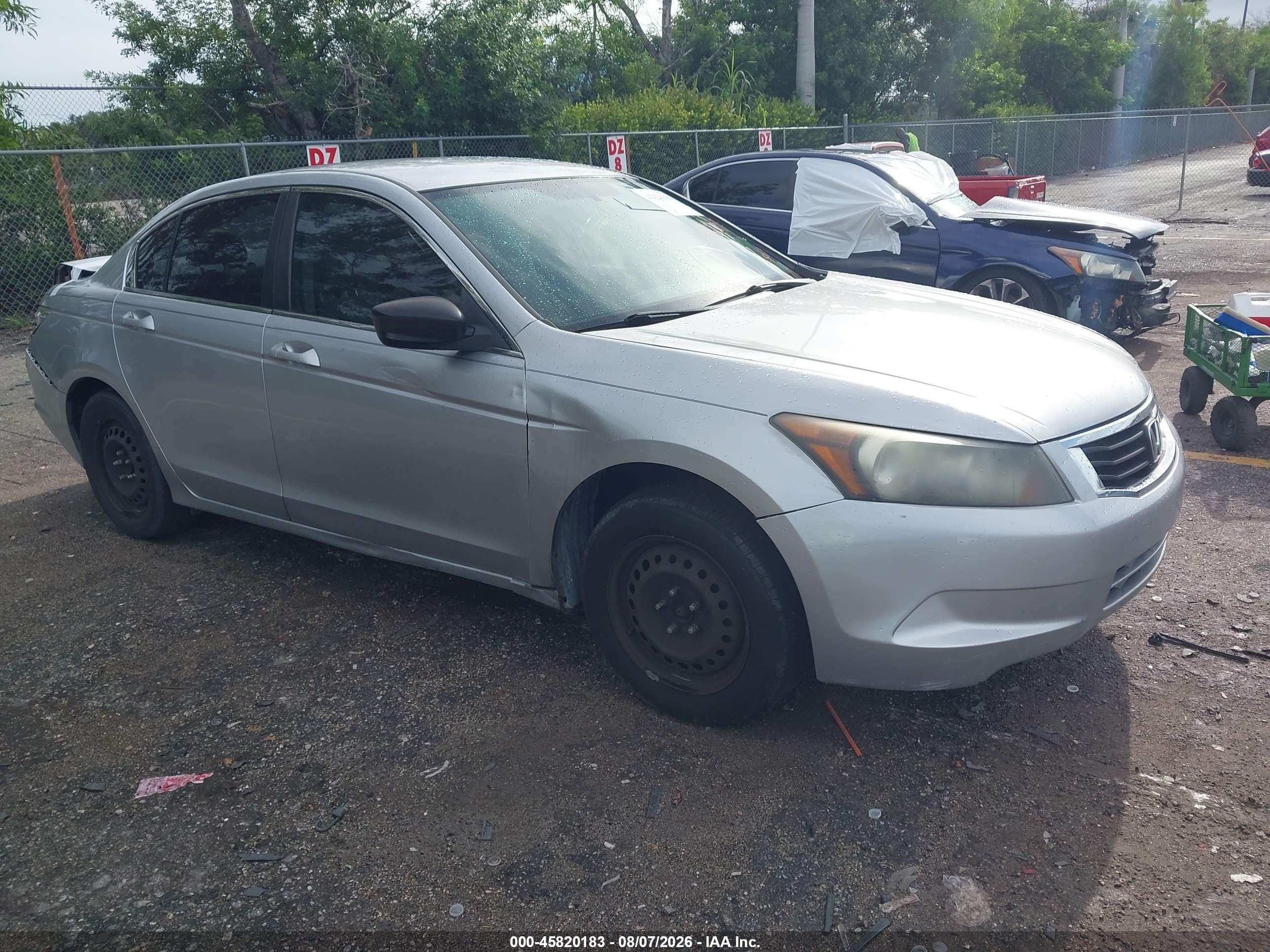 2009 Honda Accord 2.4 Lx Silver vin: 1HGCP26389A018907