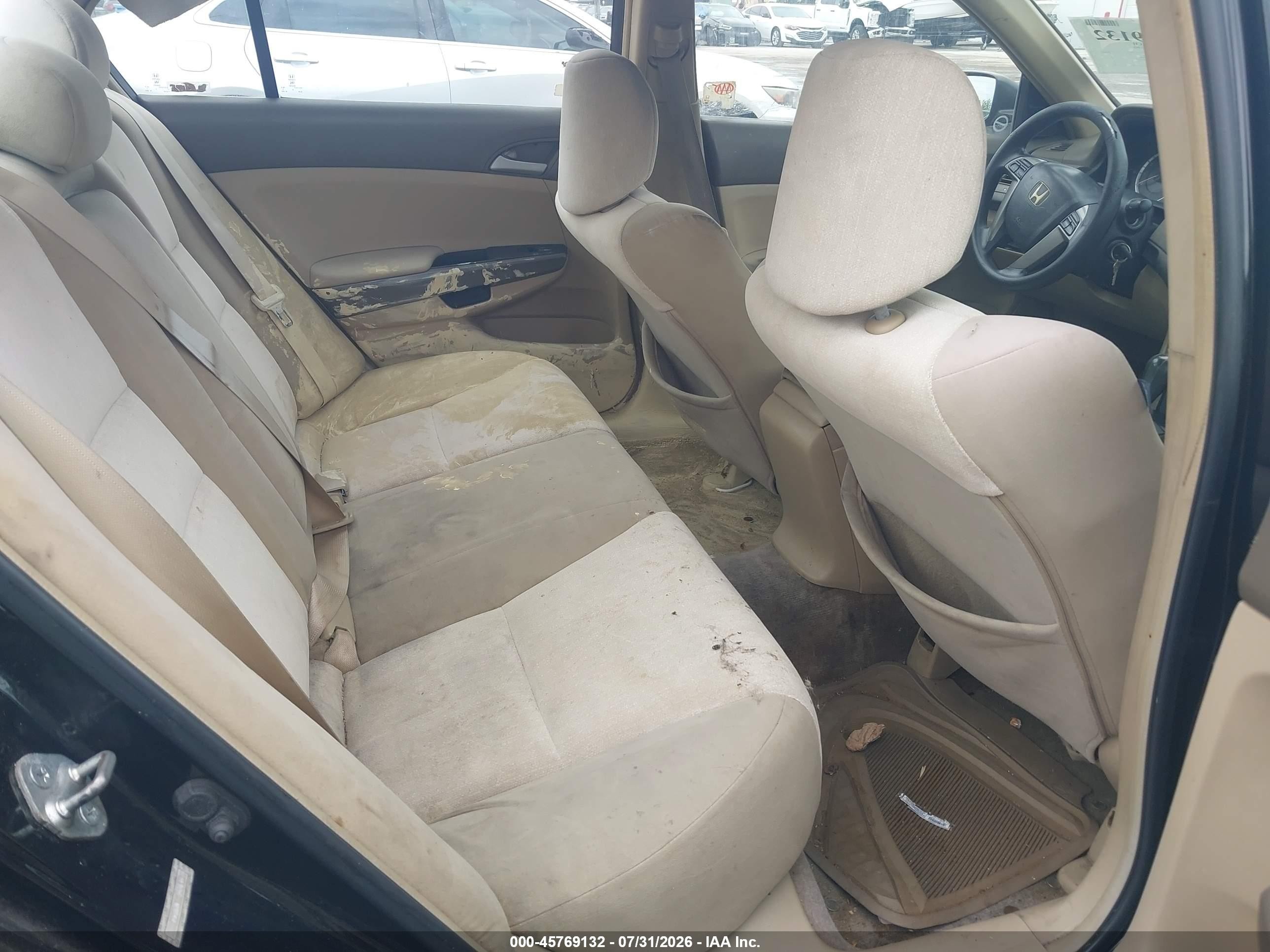2009 Honda Accord 2.4 Lx Black vin: 1HGCP26389A019359