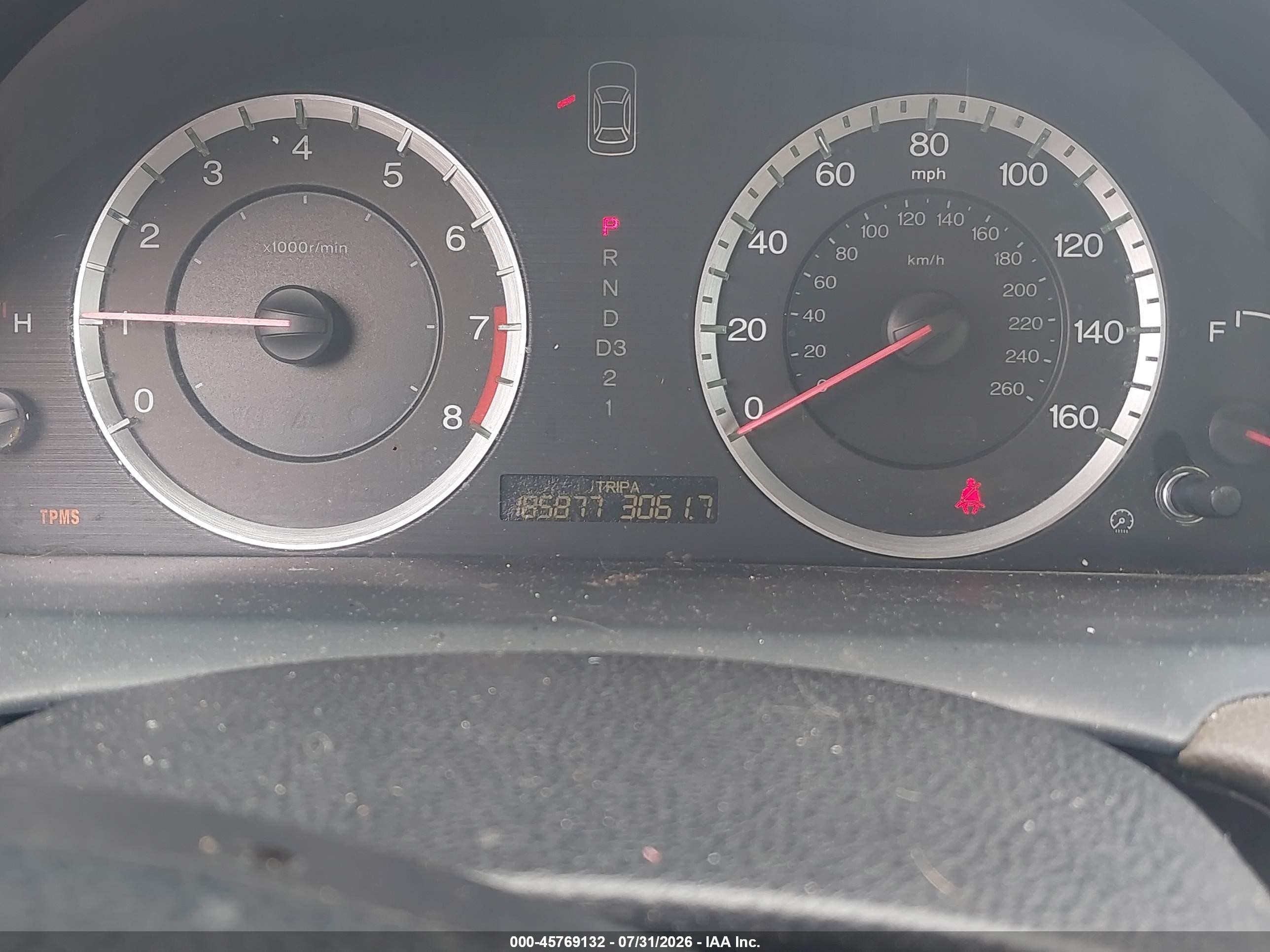 2009 Honda Accord 2.4 Lx Black vin: 1HGCP26389A019359
